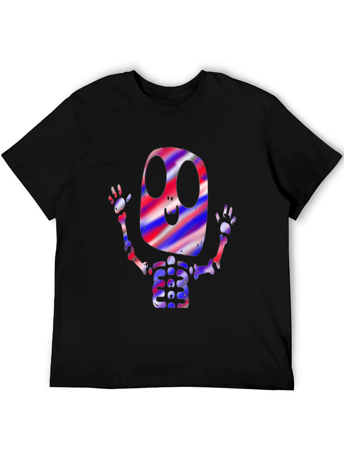 Spooky Skeleton Graphic Tee - Halloween Ready!