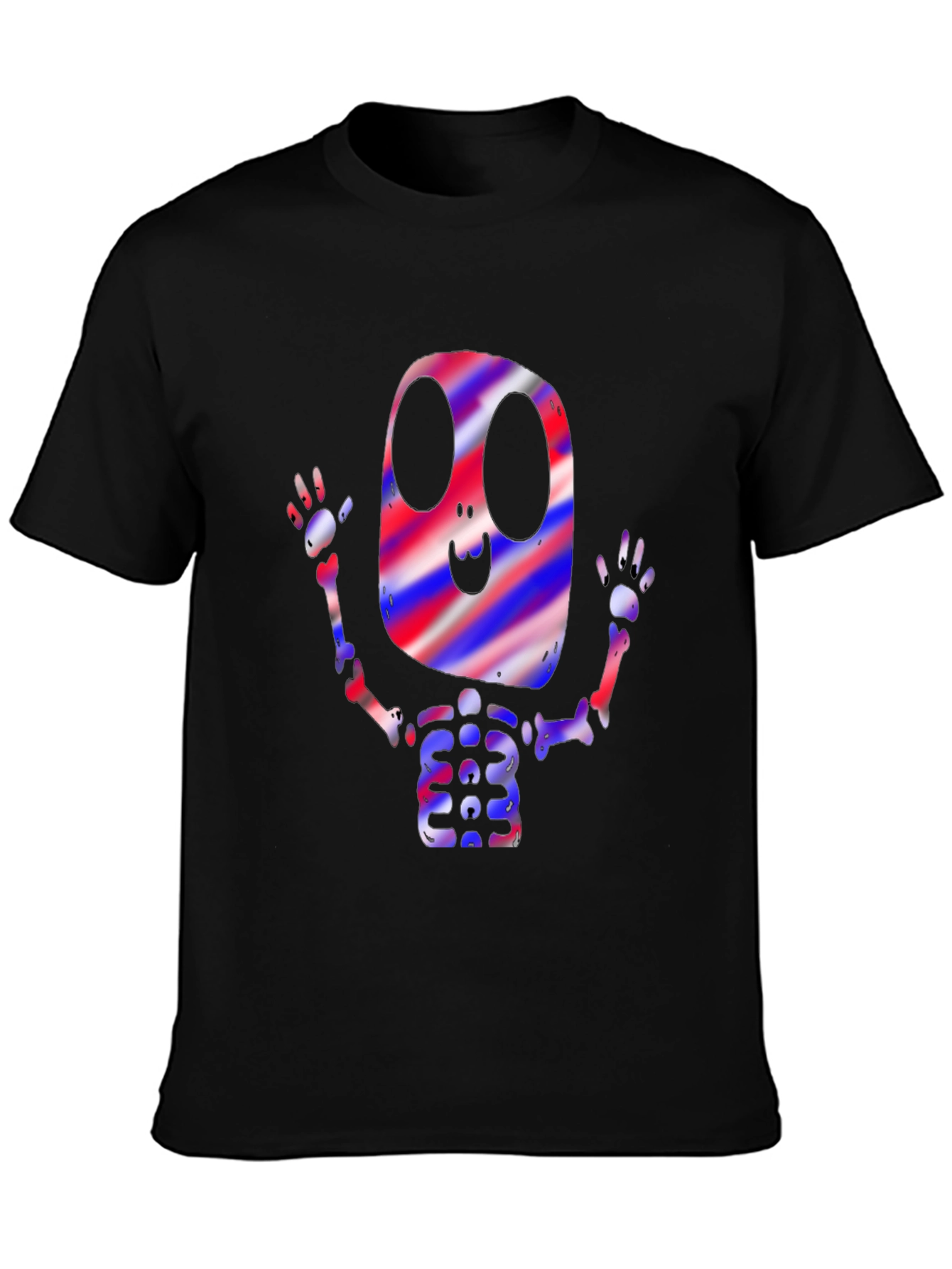 Spooky Skeleton Graphic Tee - Halloween Ready!