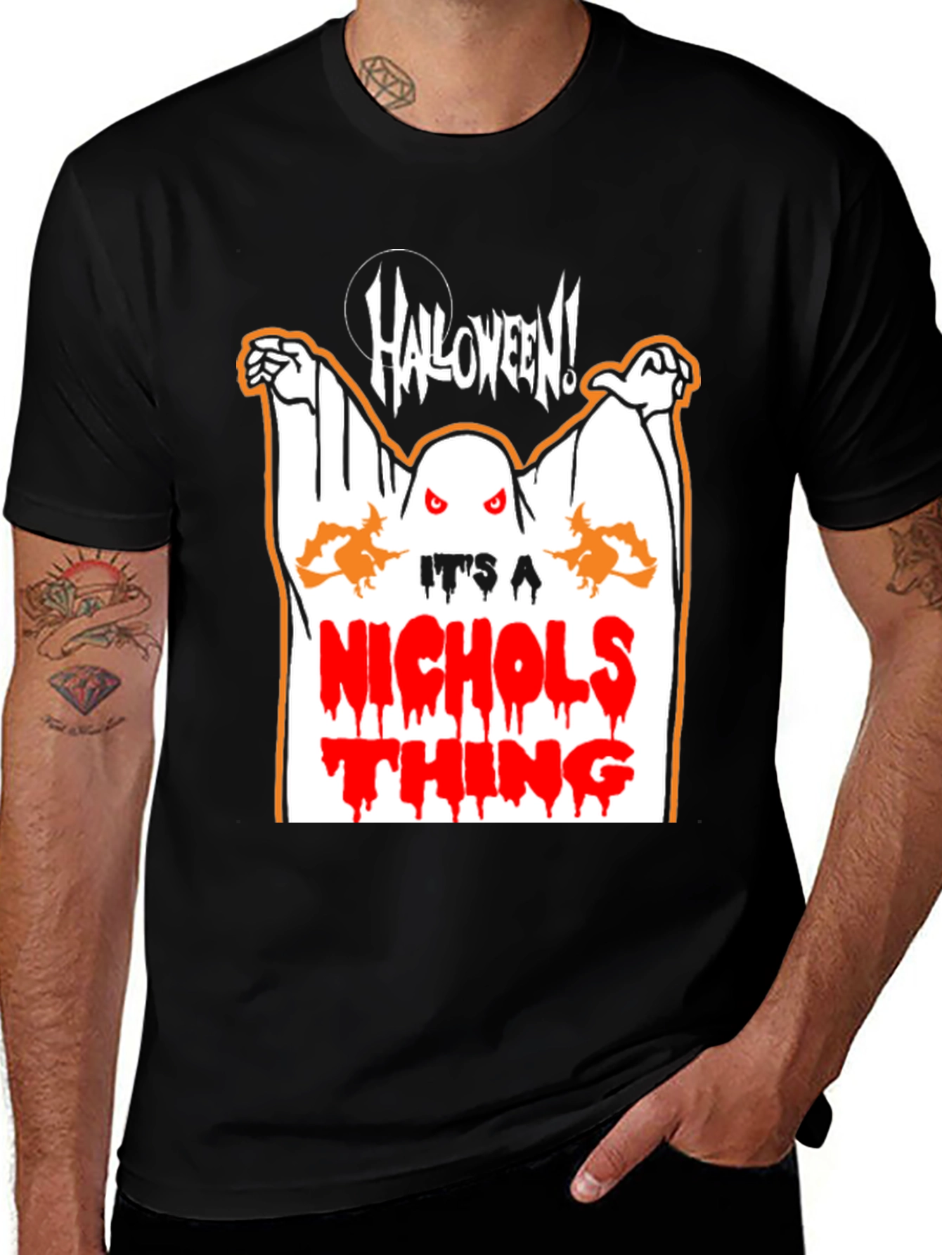 Halloween Nichols Thing Ghost T-Shirt