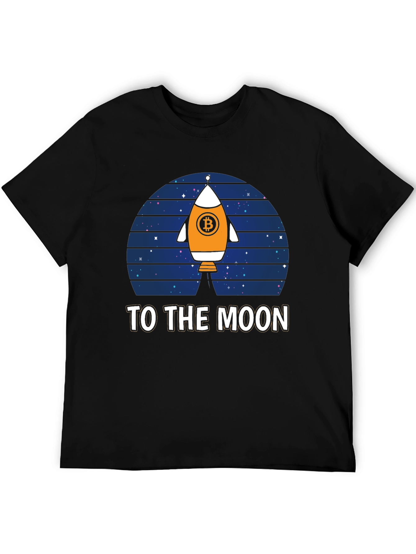 Bitcoin Rocket to the Moon T-Shirt