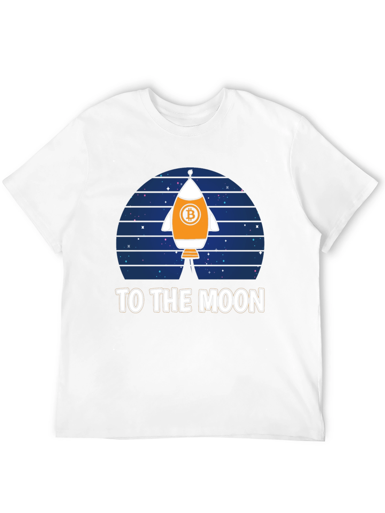 Bitcoin Rocket to the Moon T-Shirt
