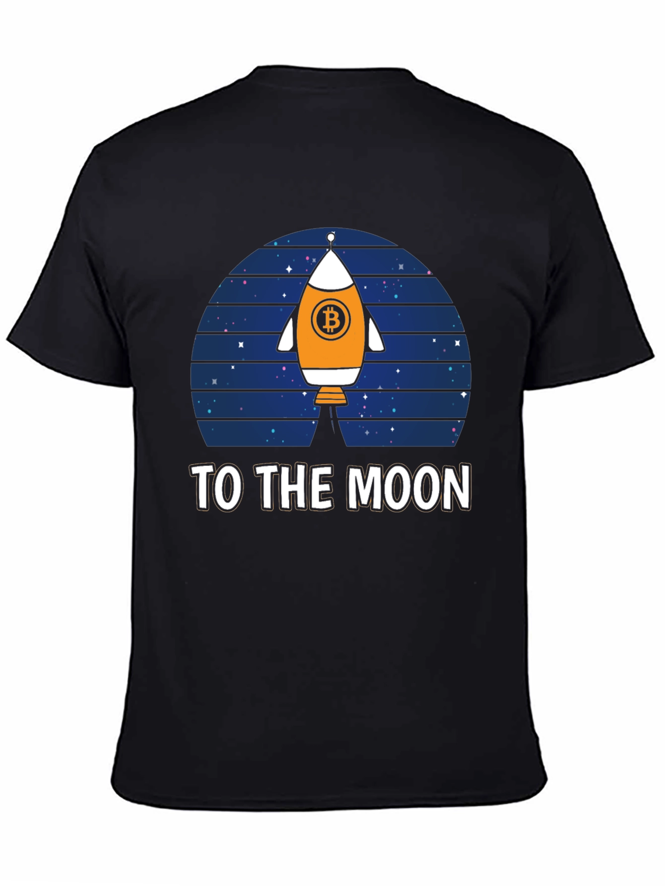 Bitcoin Rocket to the Moon T-Shirt