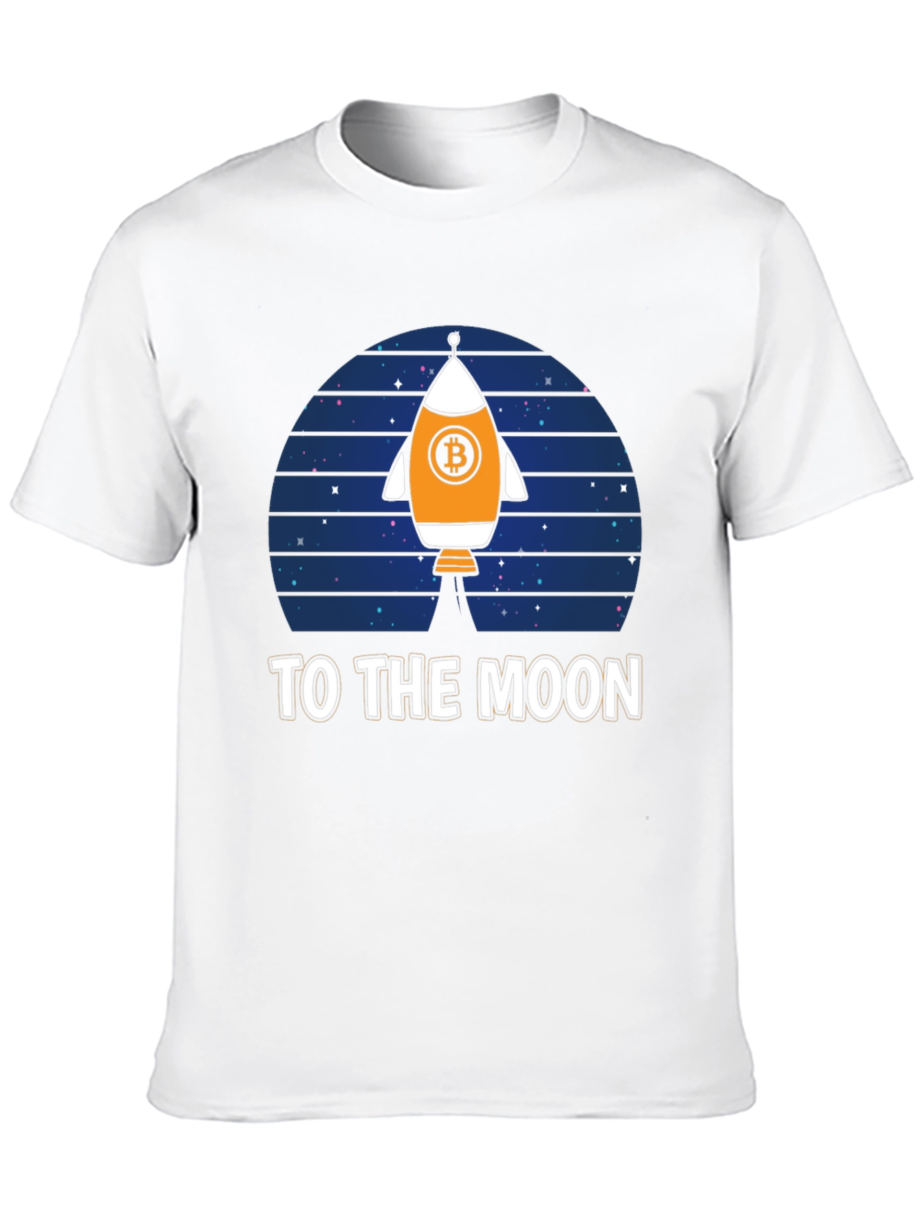 Bitcoin Rocket to the Moon T-Shirt