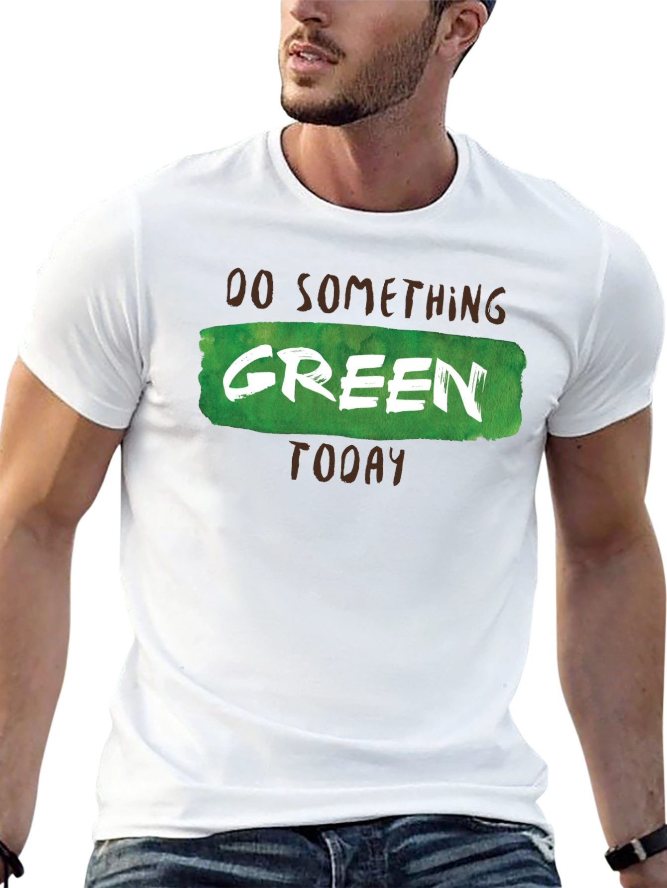 Do Something Green Today Graphic Tee