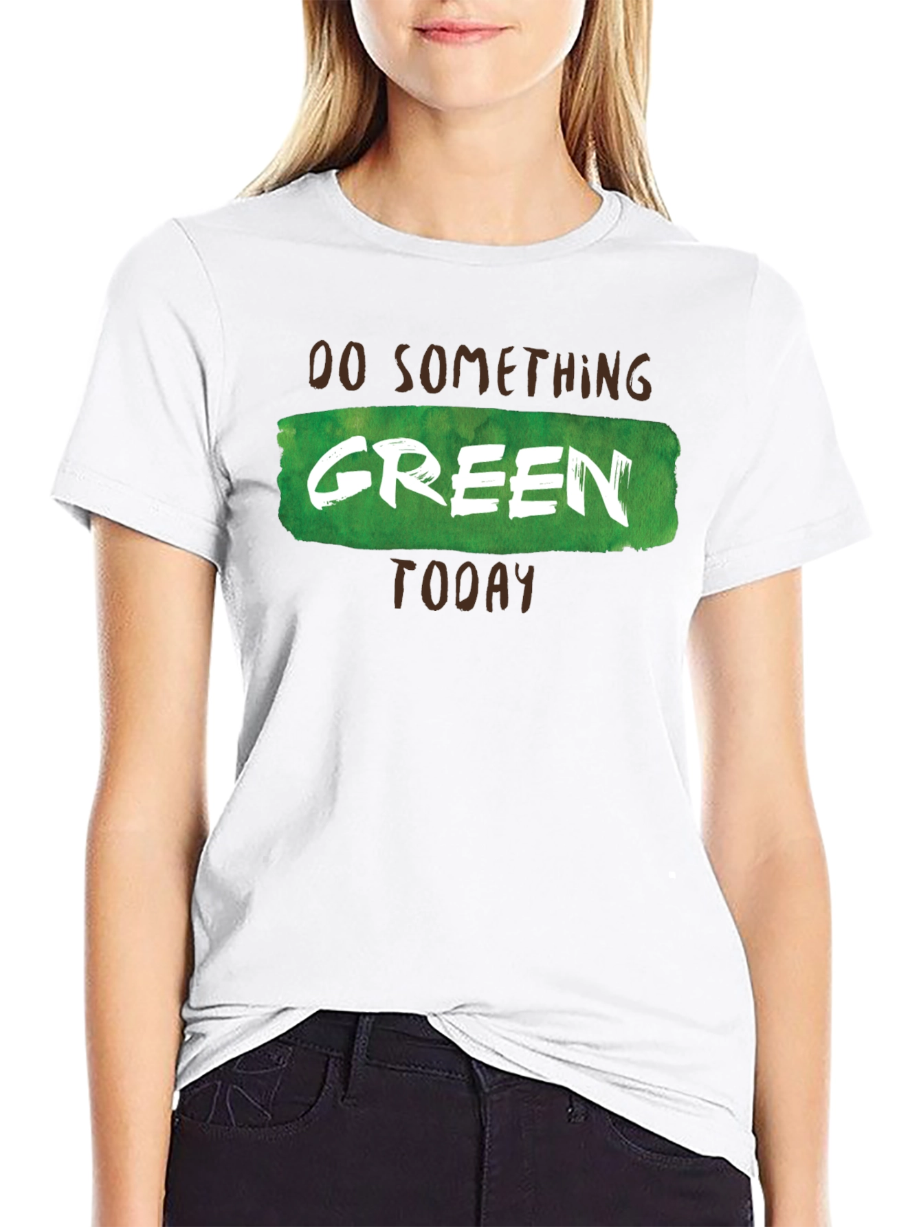 Do Something Green Today Graphic Tee