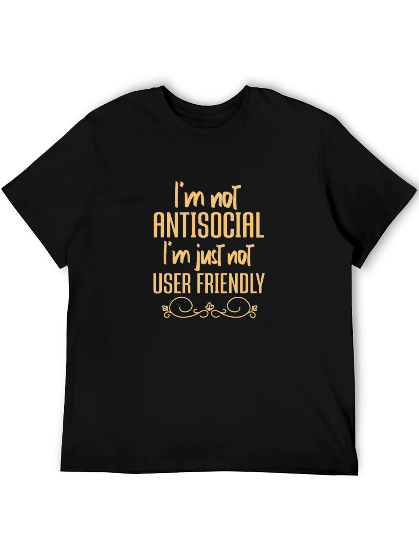 Anti-Social User Unfriendly Novelty T-Shirt