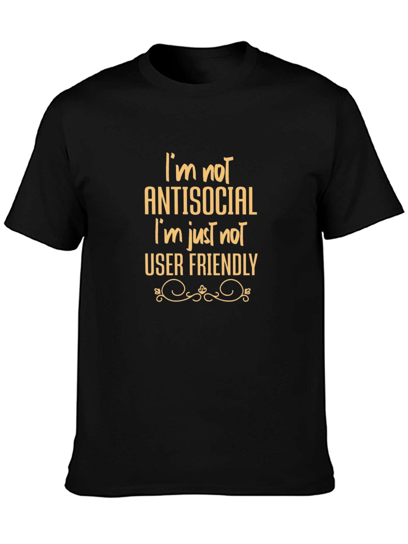 Anti-Social User Unfriendly Novelty T-Shirt