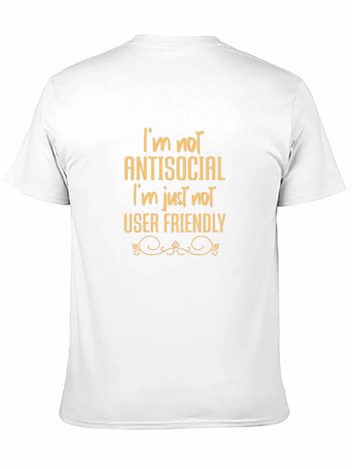 Anti-Social User Unfriendly Novelty T-Shirt