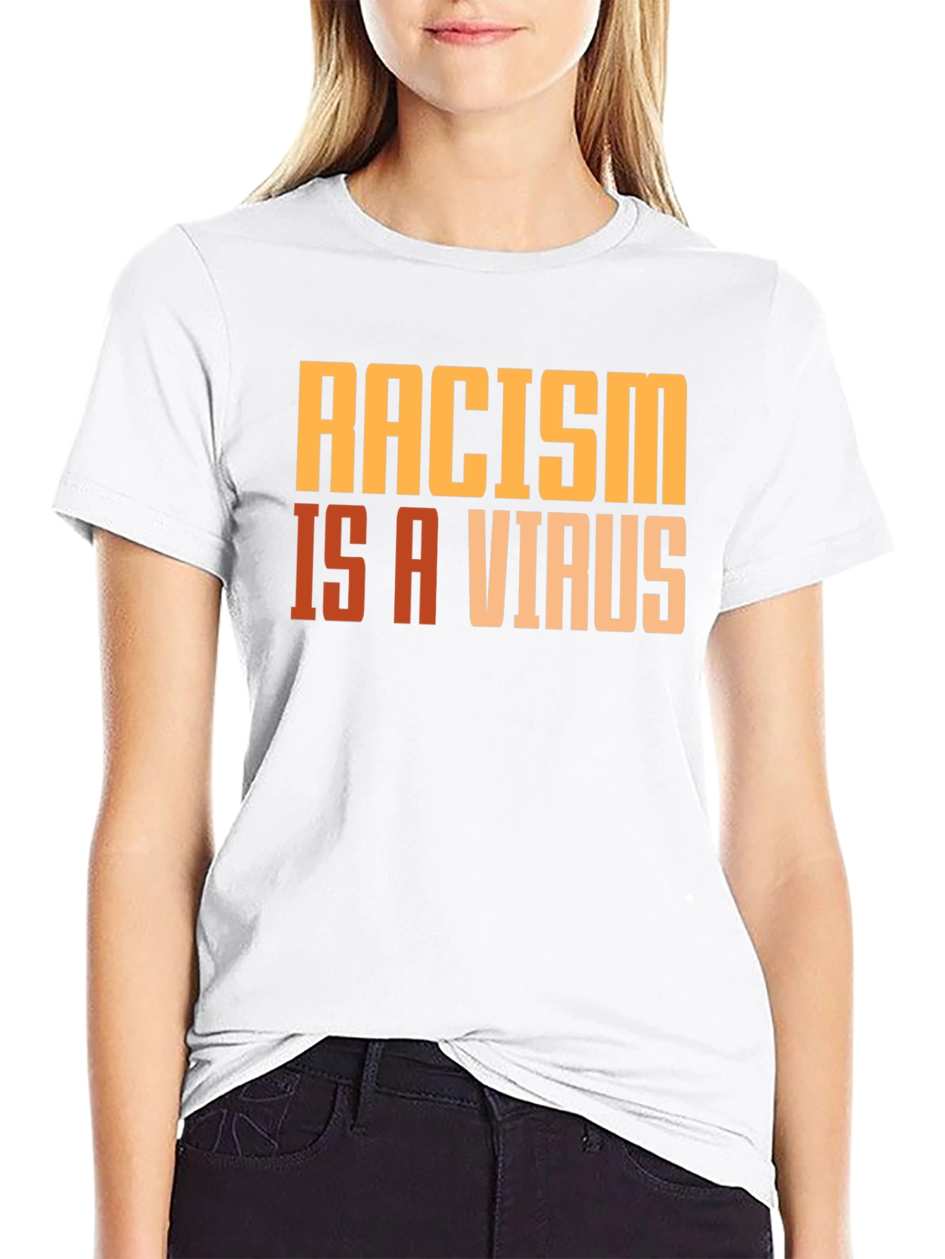 Racism is a Virus Graphic T-Shirt
