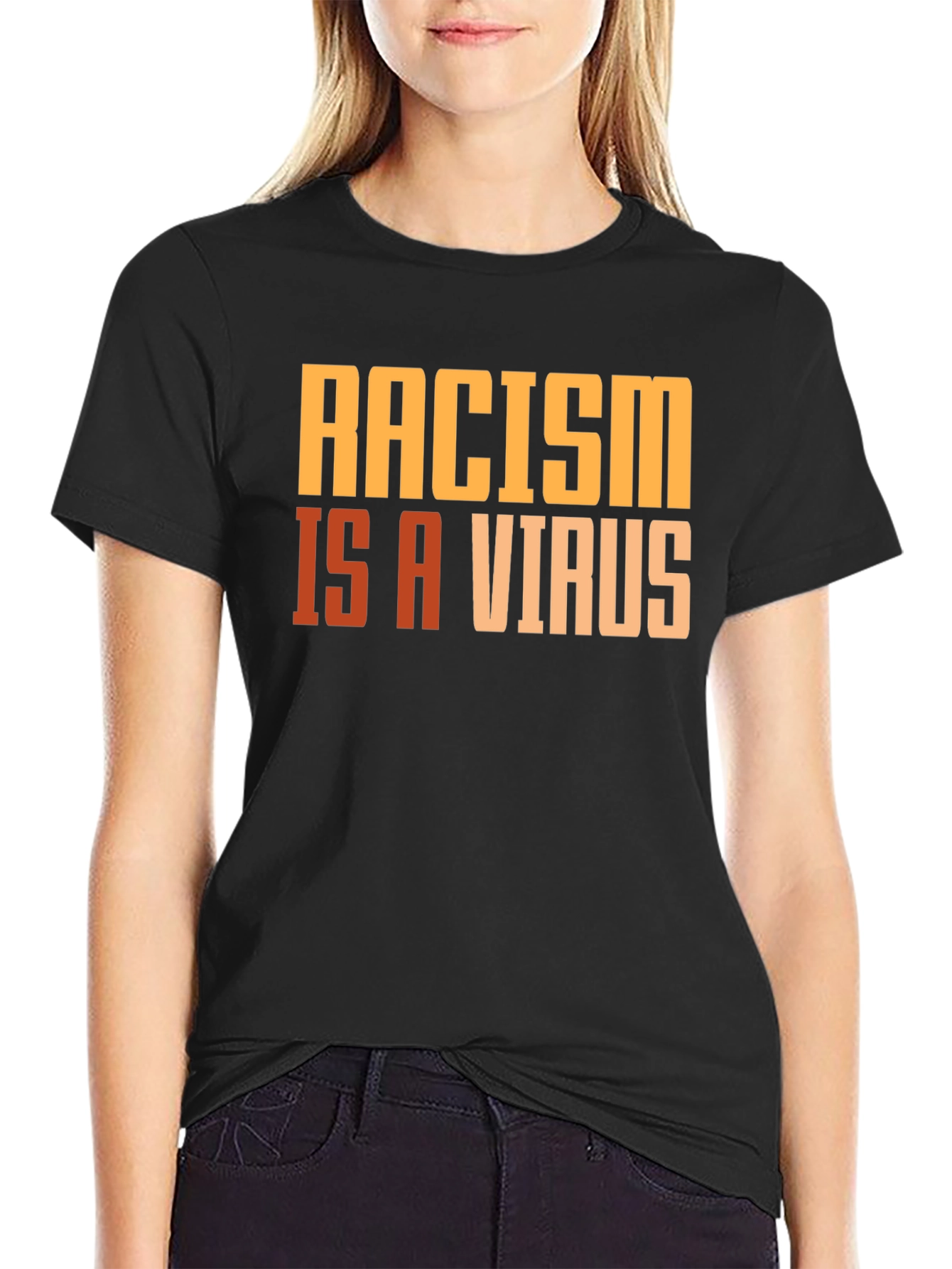 Racism is a Virus Graphic T-Shirt