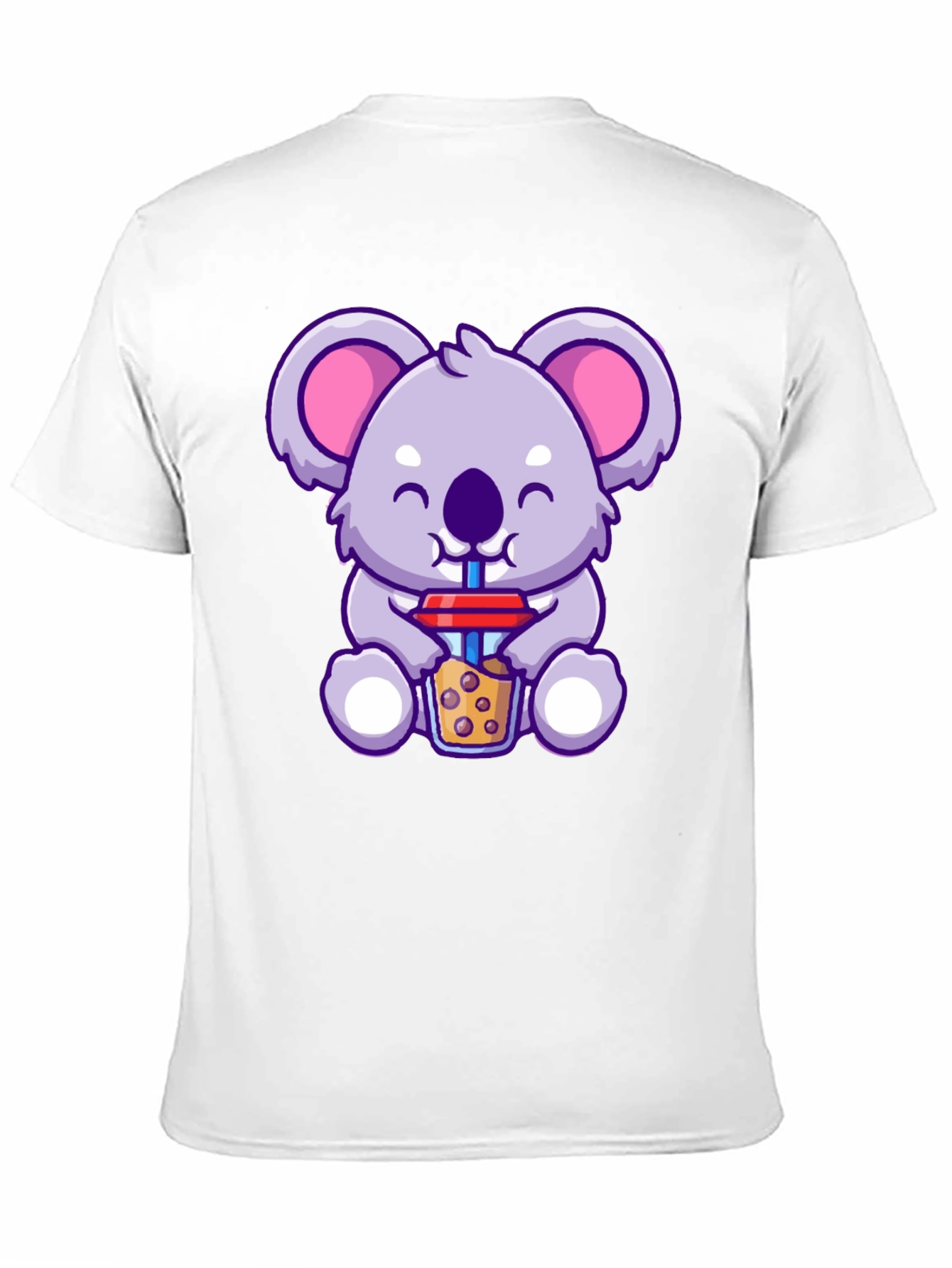 Cute Koala Boba Tea Graphic T-Shirt