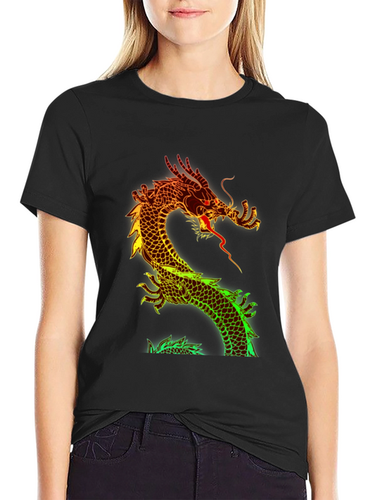 Neon Dragon Graphic Tee