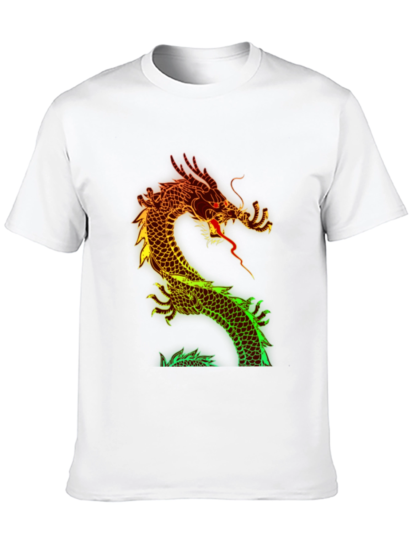 Neon Dragon Graphic Tee