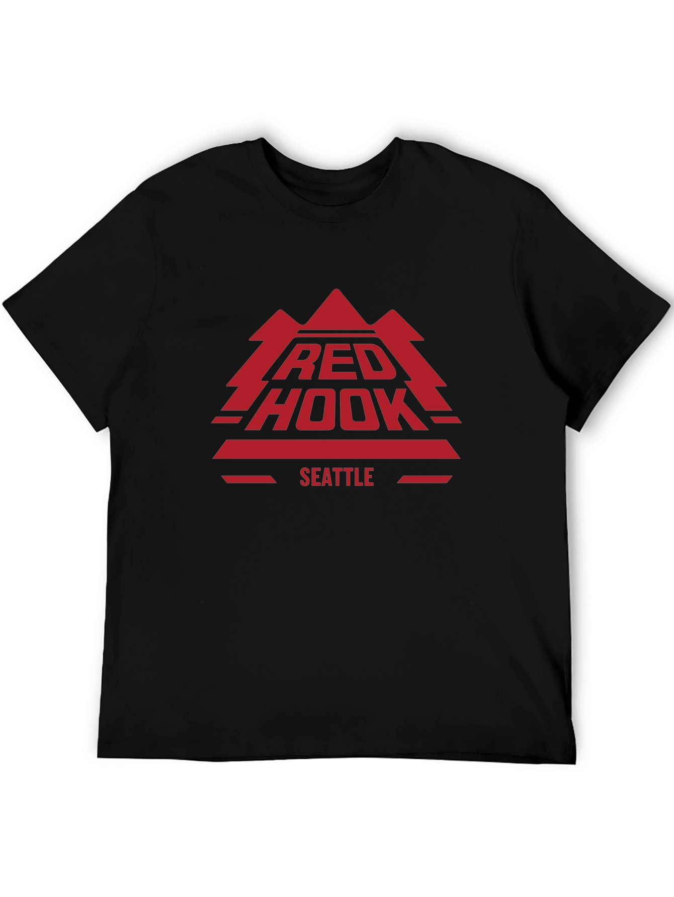 Red Hook Seattle Graphic T-Shirt - Black