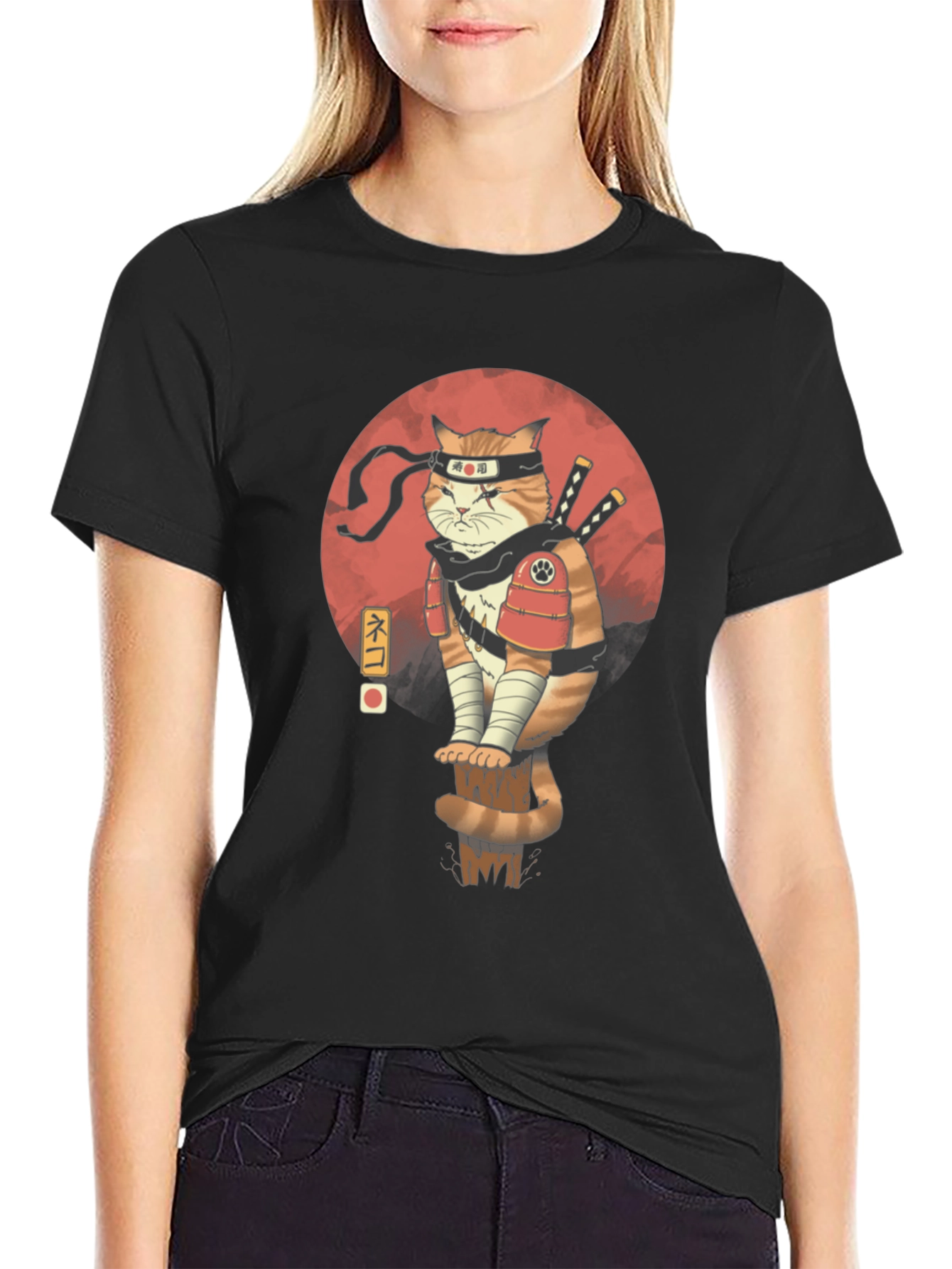 Ninja Cat T-Shirt - Unique Graphic Tee
