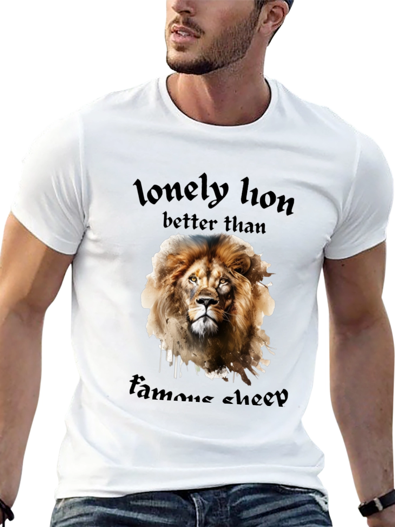 Lonely Lion Tee - Better Than Famous Sheep Shirt