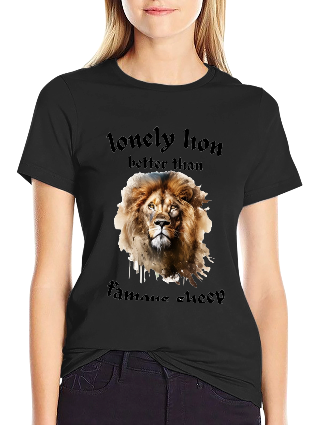 Lonely Lion Tee - Better Than Famous Sheep Shirt