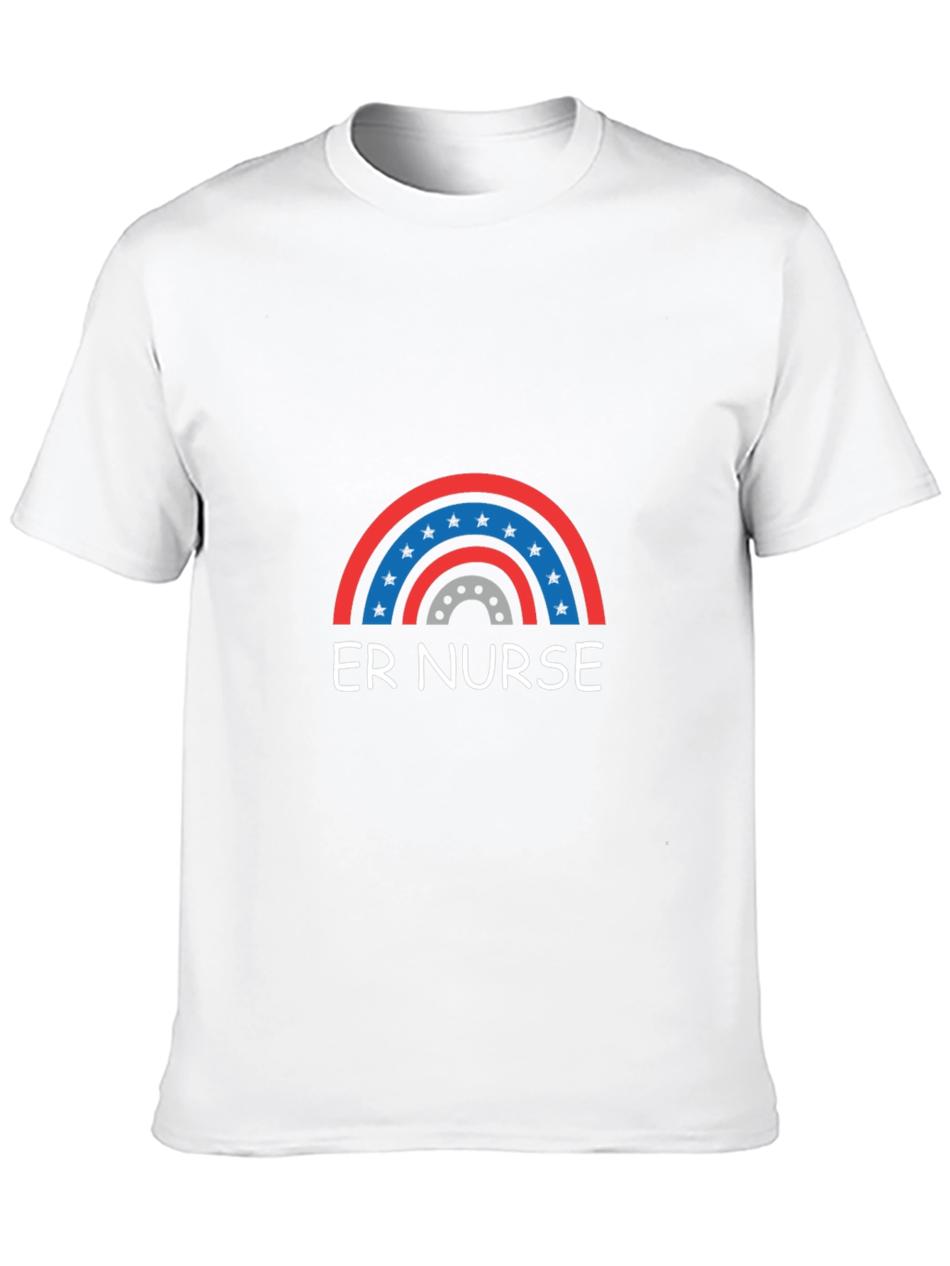 ER Nurse Rainbow T-Shirt - Unisex Cotton Tee