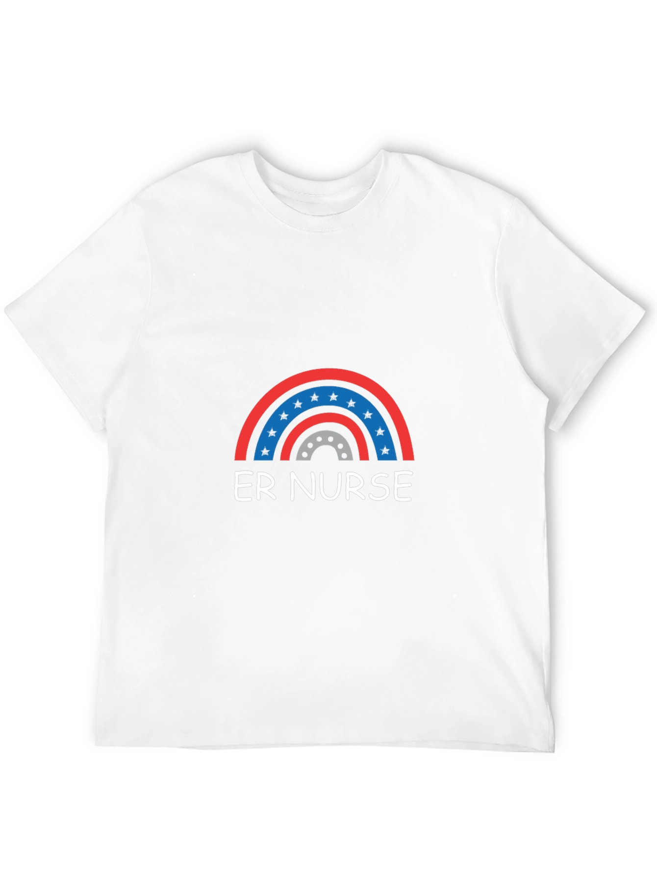 ER Nurse Rainbow T-Shirt - Unisex Cotton Tee