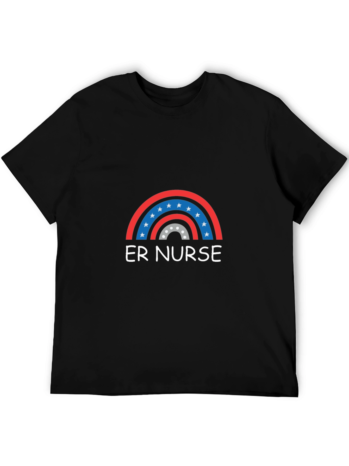 ER Nurse Rainbow T-Shirt - Unisex Cotton Tee