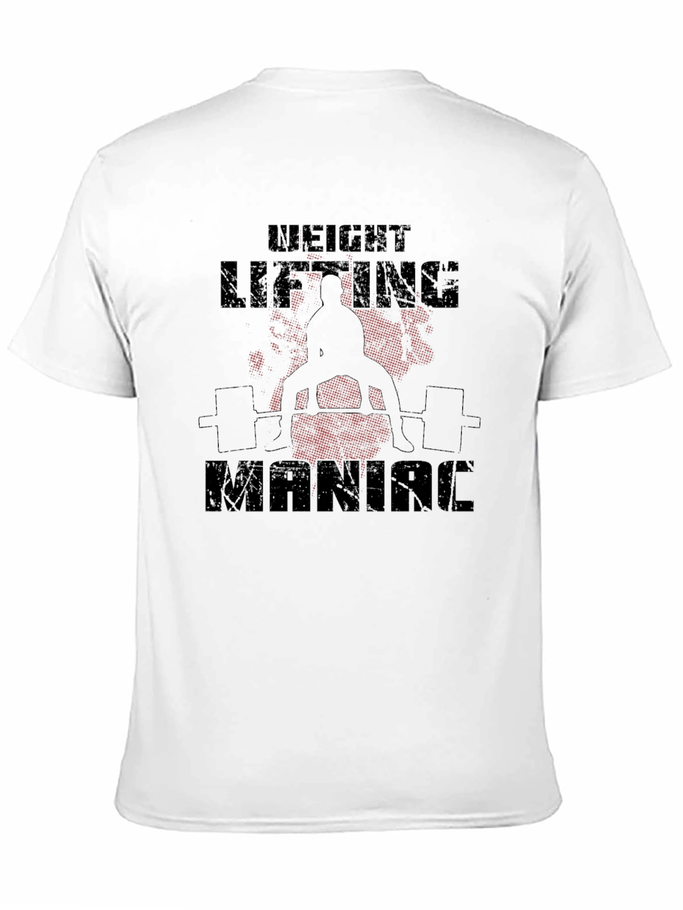 Weight Lifting Maniac Black T-Shirt