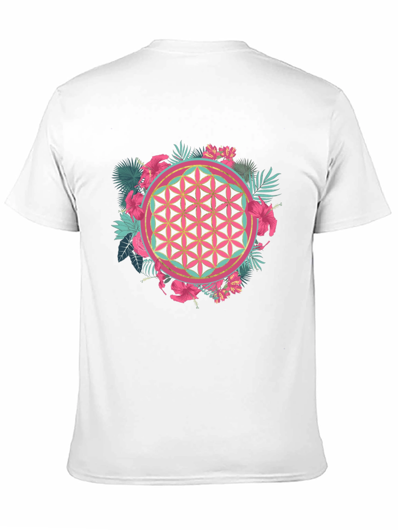 Tropical Flower of Life Graphic Tee
