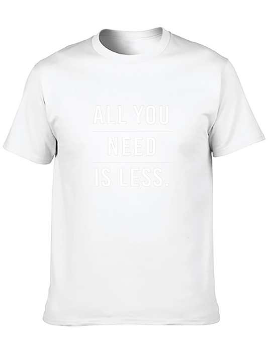 Minimalist Black T-Shirt: All You Need Is Less