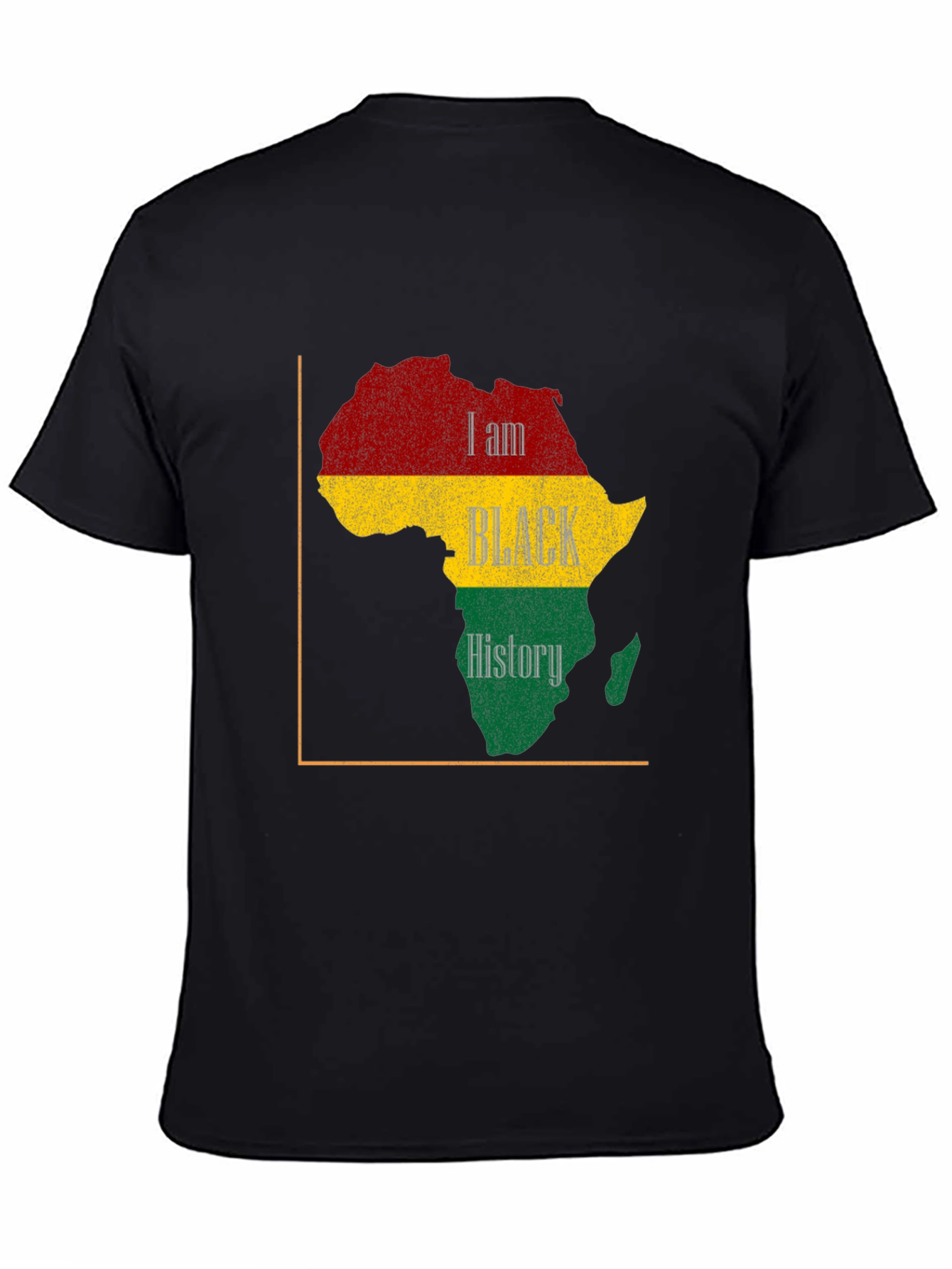 Black History T-Shirt - Africa Map Design