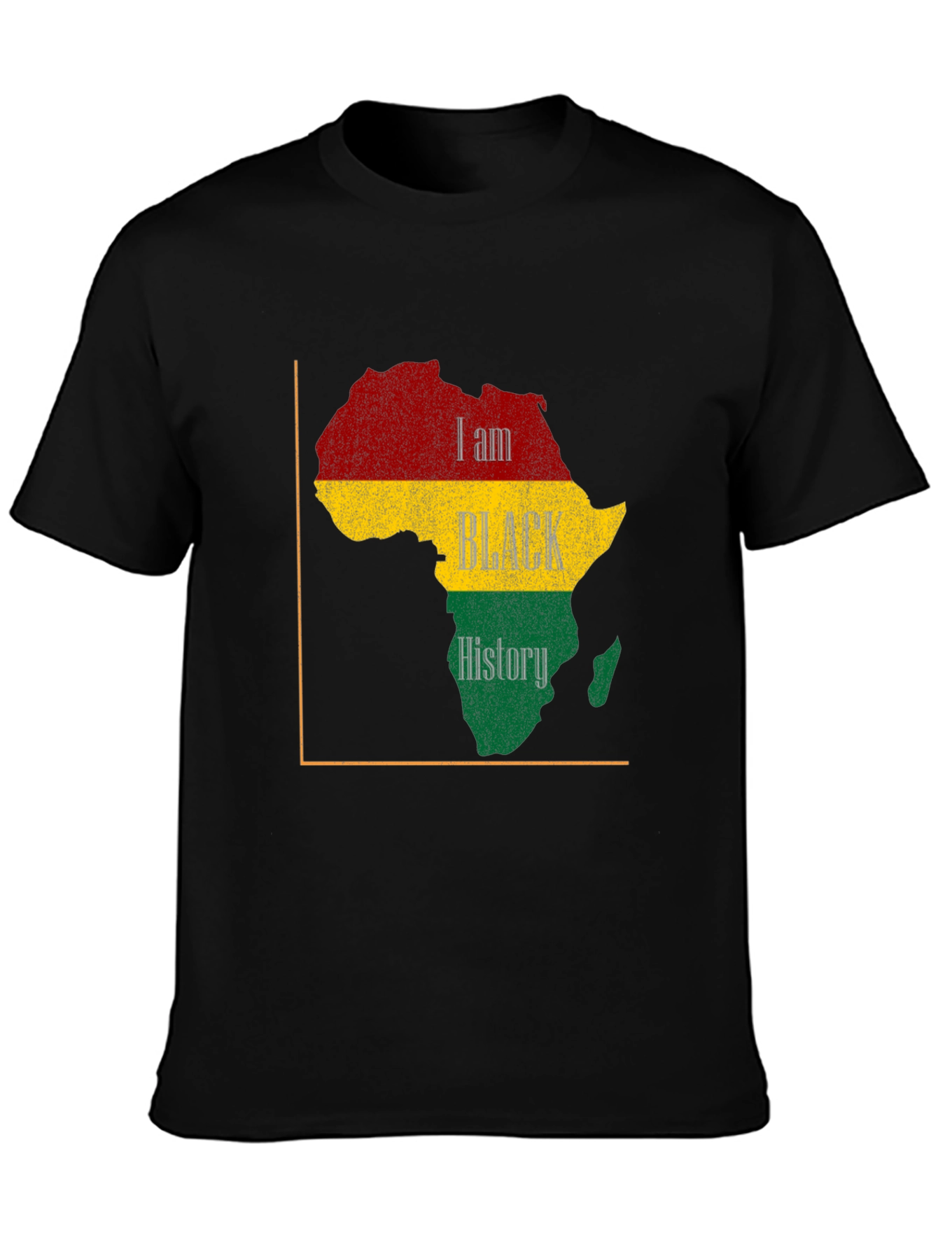 Black History T-Shirt - Africa Map Design