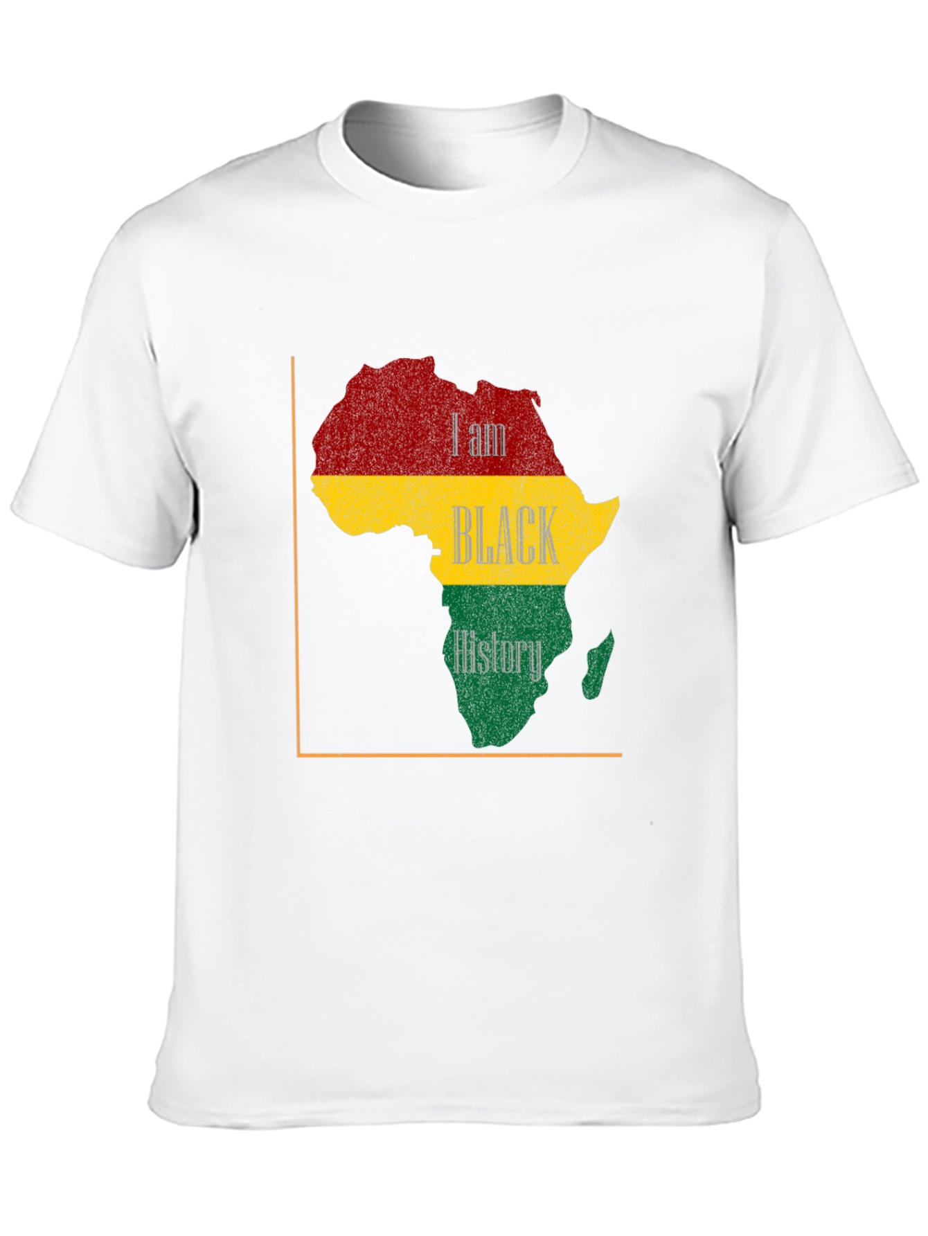 Black History T-Shirt - Africa Map Design