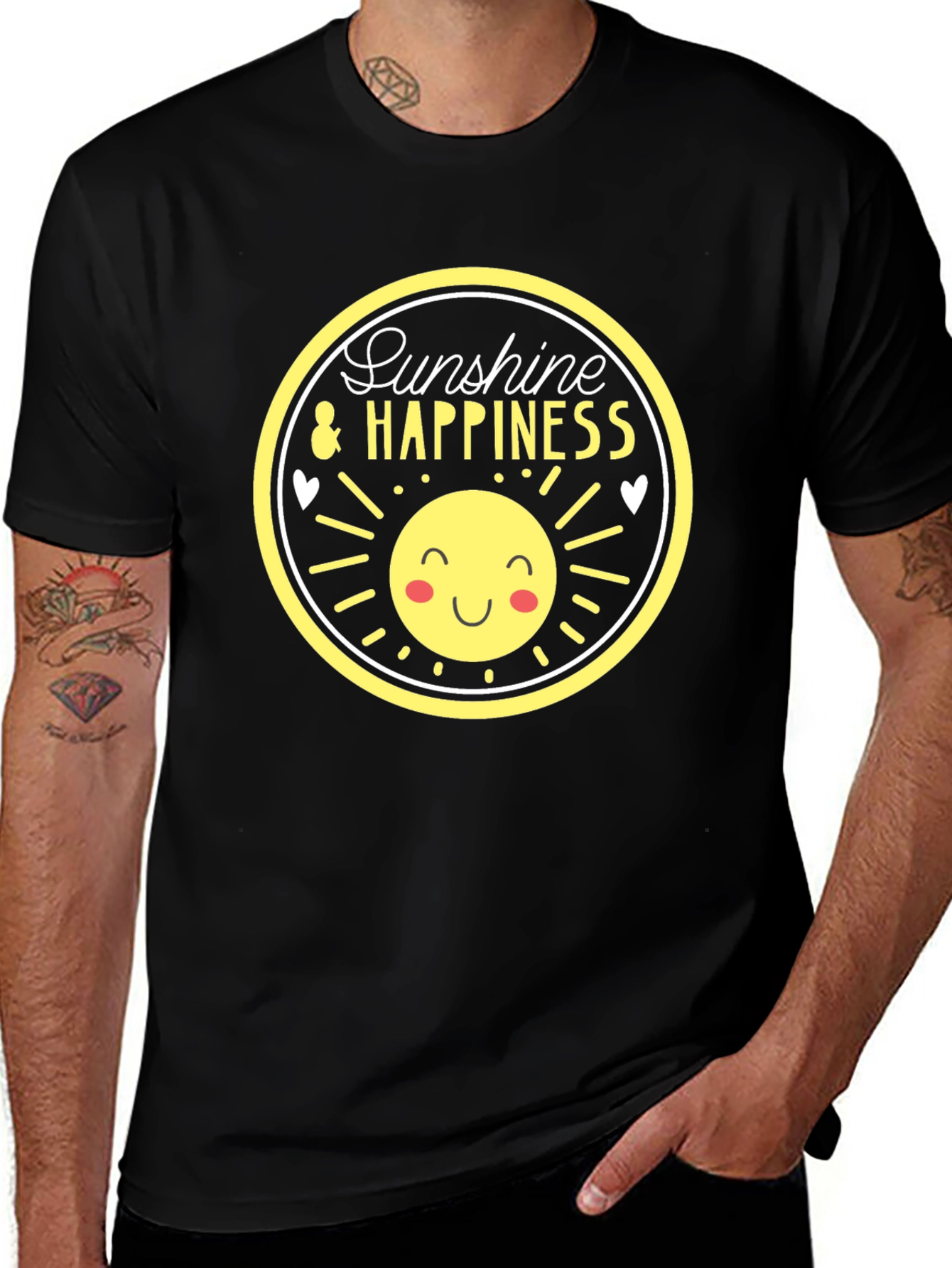 Sunshine & Happiness Graphic T-Shirt