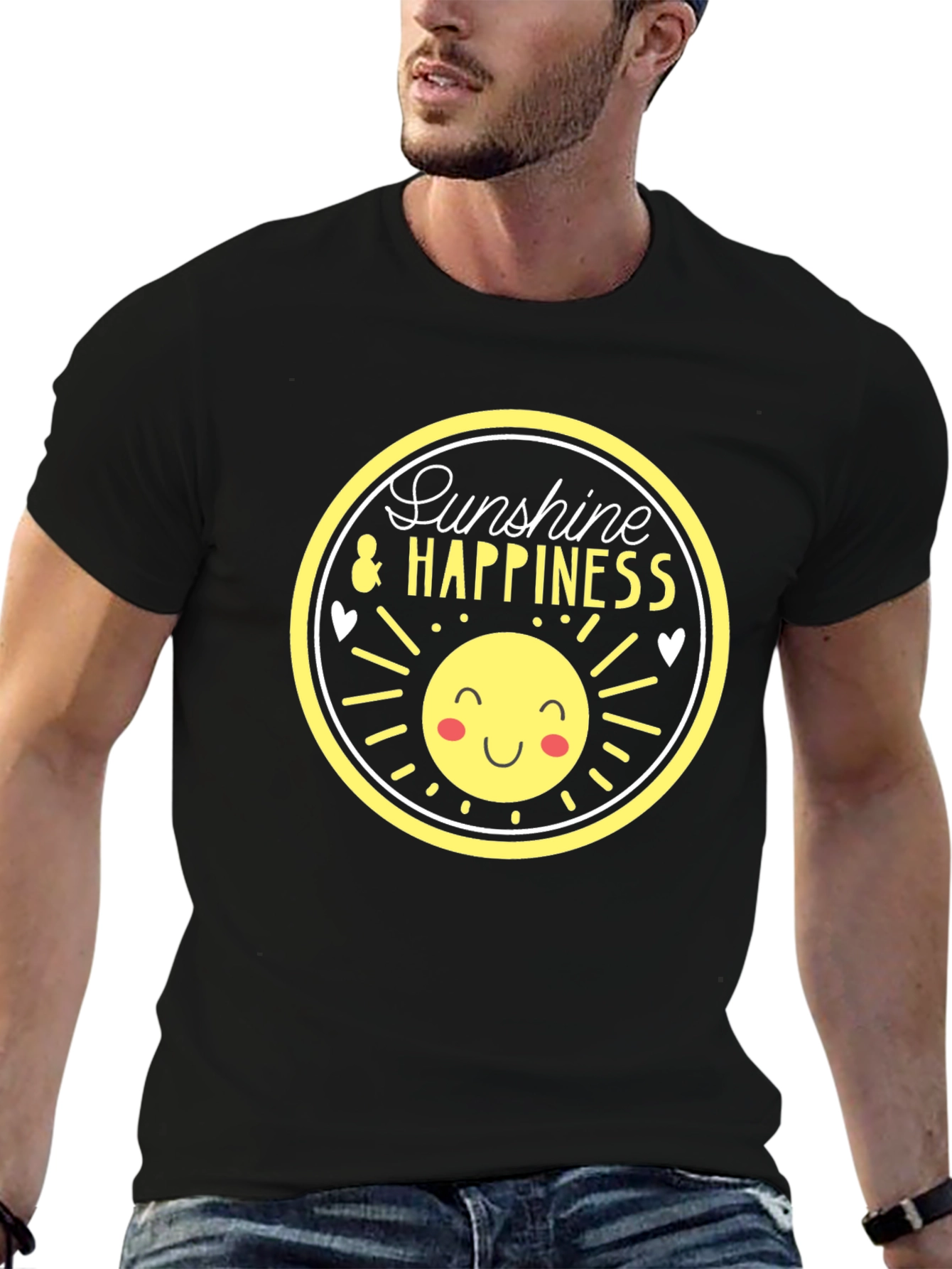 Sunshine & Happiness Graphic T-Shirt