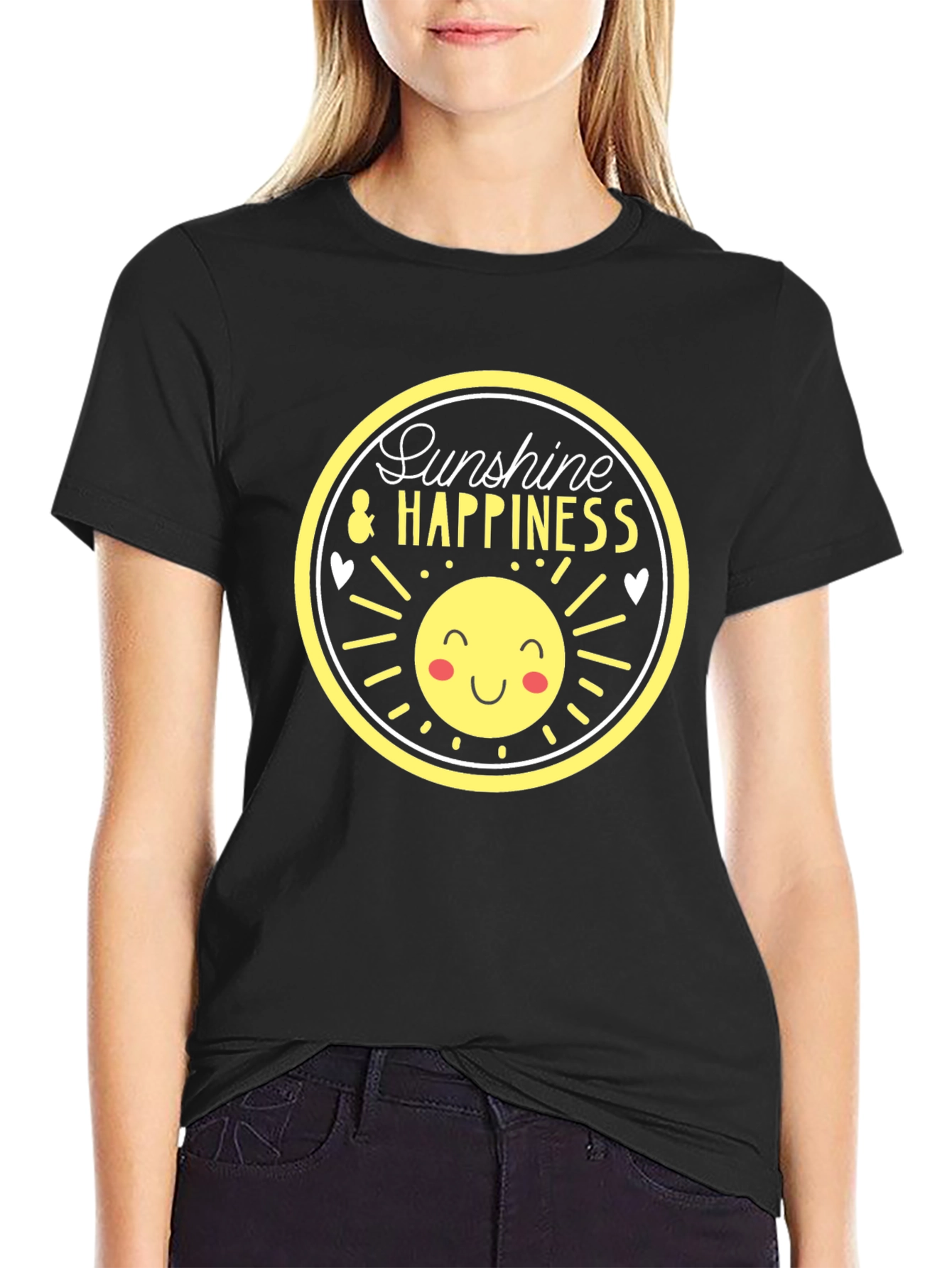 Sunshine & Happiness Graphic T-Shirt