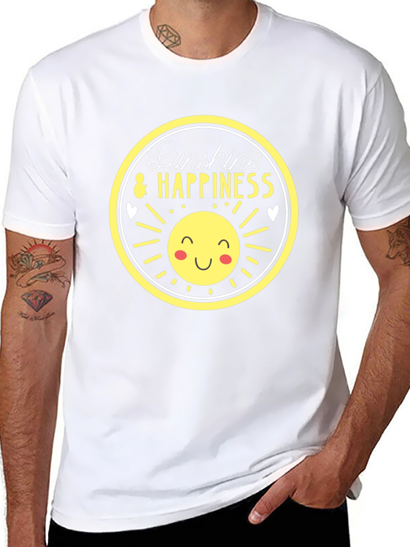 Sunshine & Happiness Graphic T-Shirt