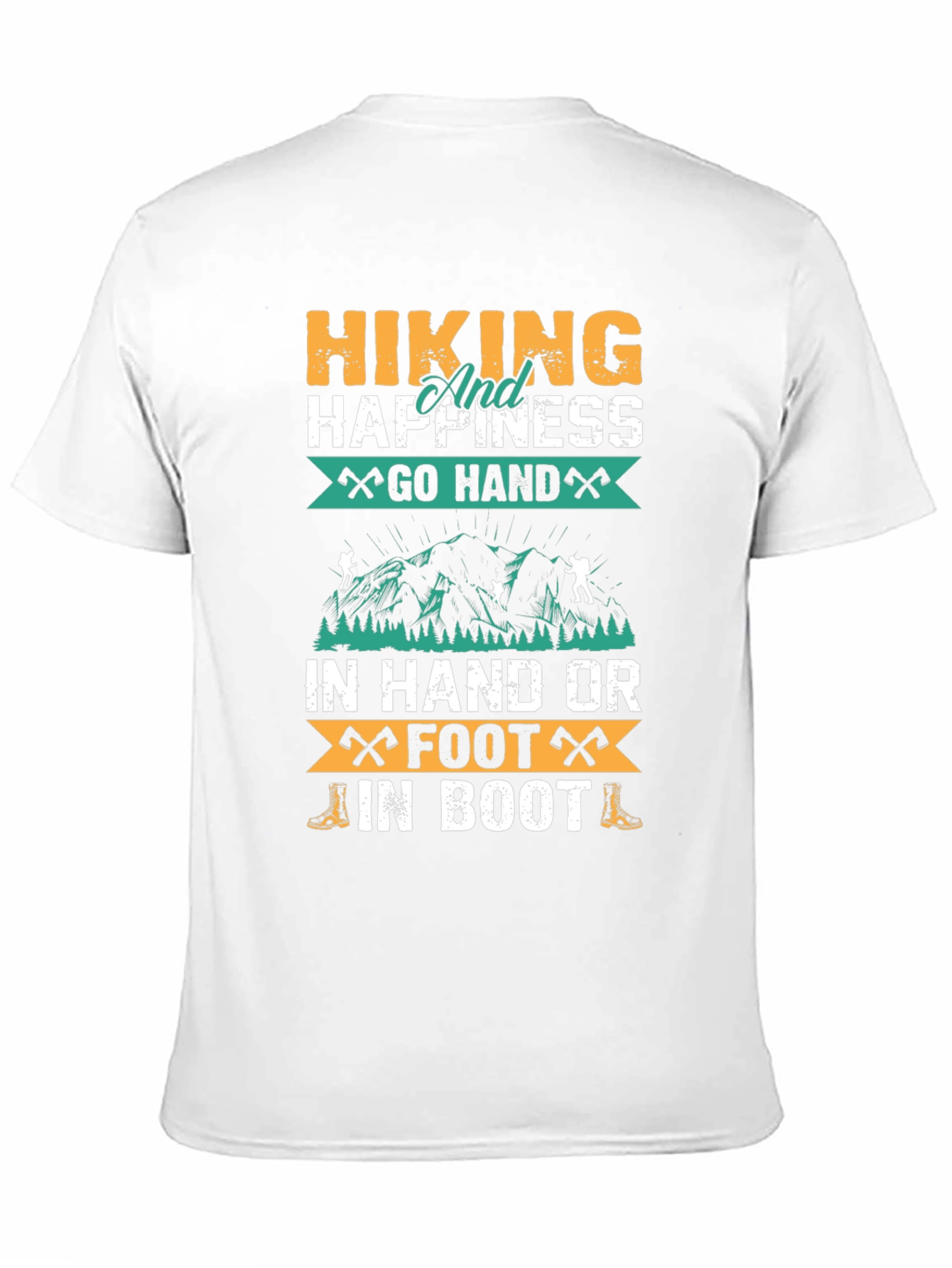 Hiking Happiness Graphic T-Shirt