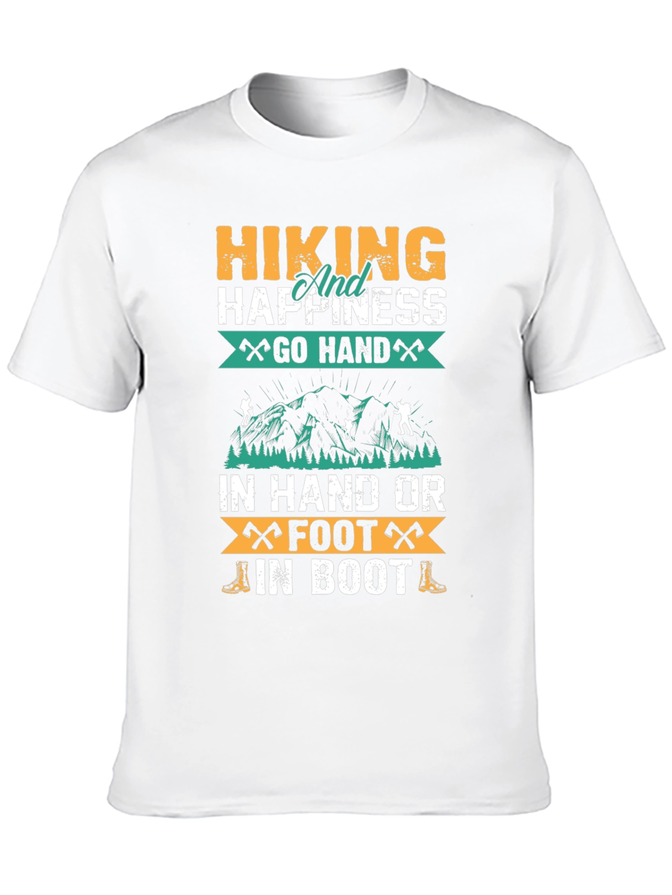Hiking Happiness Graphic T-Shirt