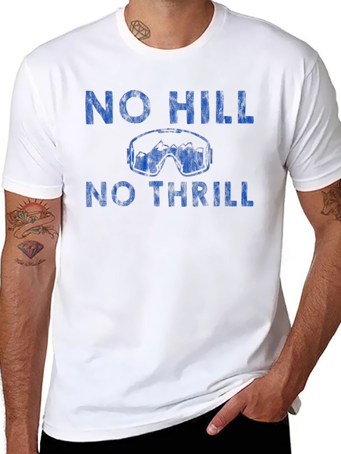 No Hill No Thrill Graphic Tee