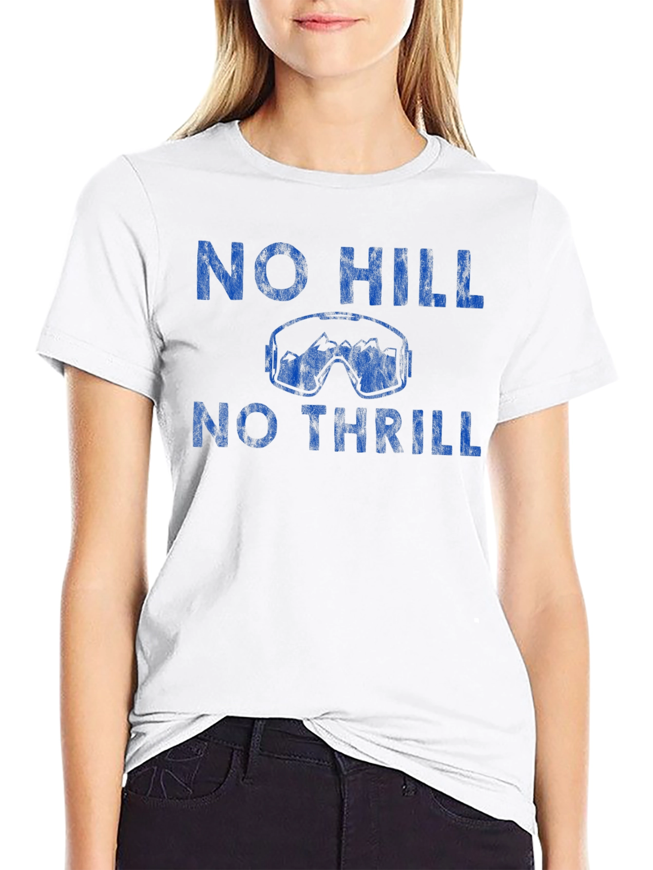 No Hill No Thrill Graphic Tee