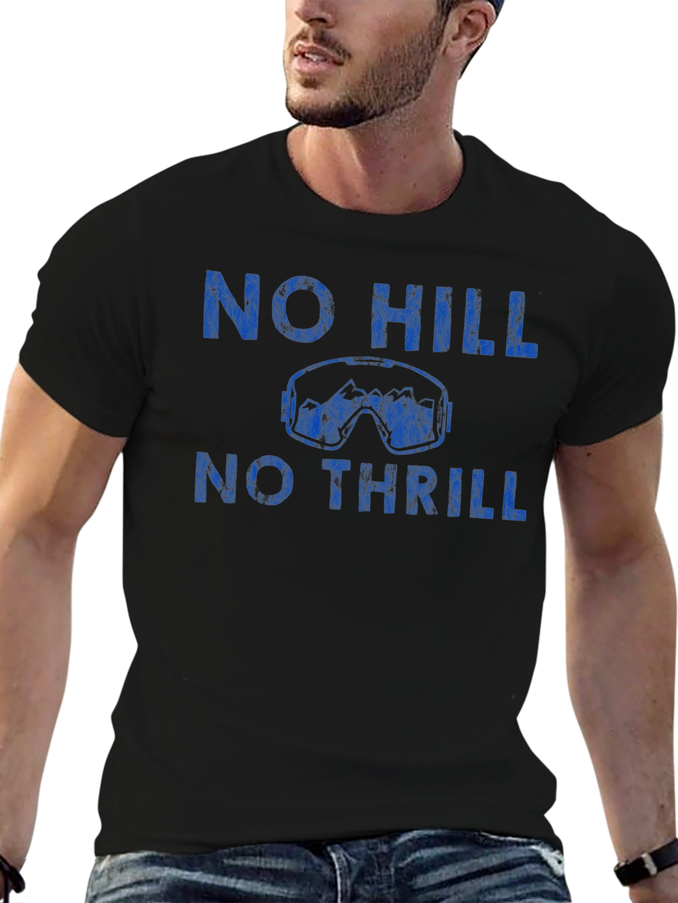 No Hill No Thrill Graphic Tee