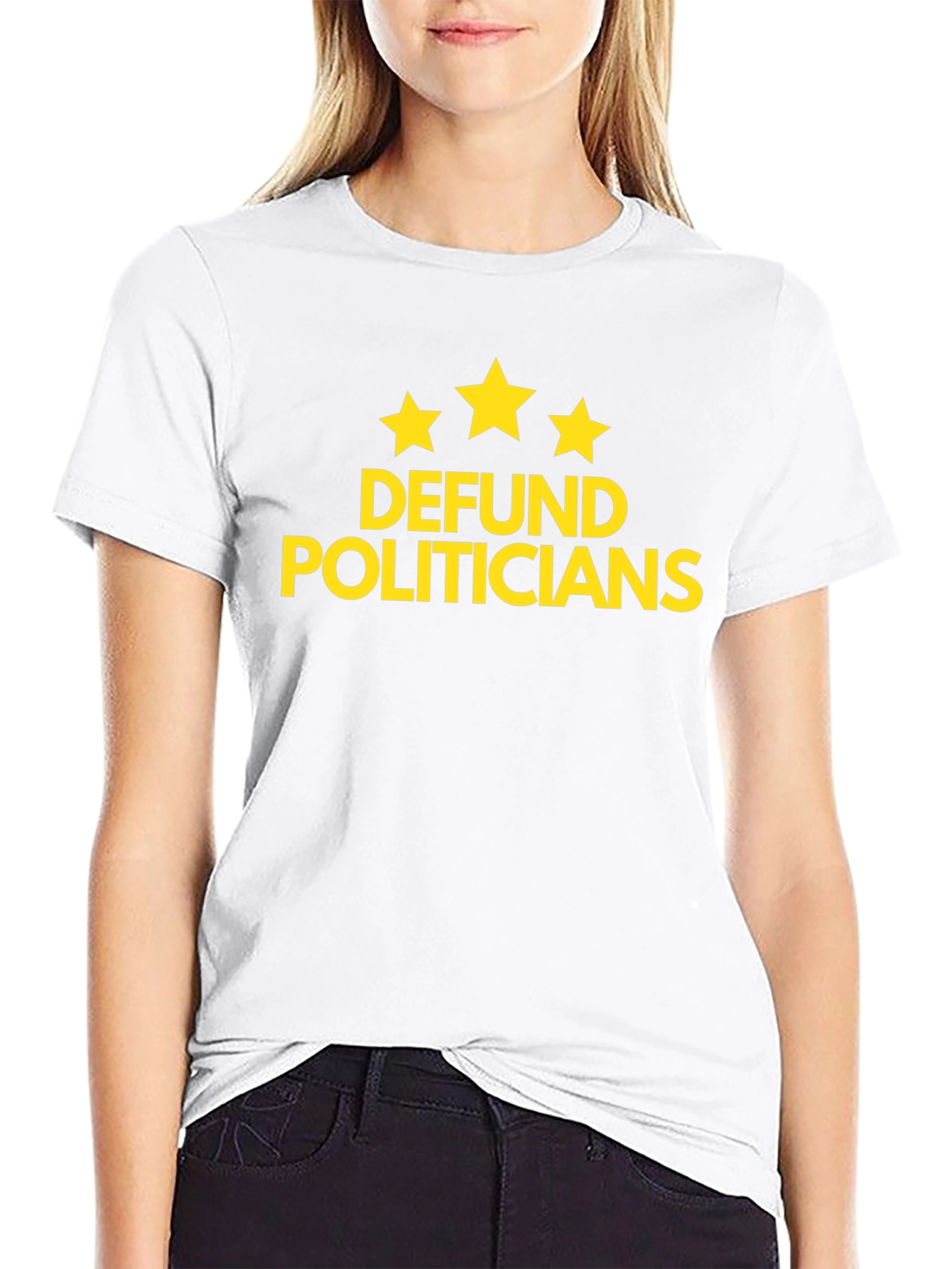 Defund Politicians Graphic Tee