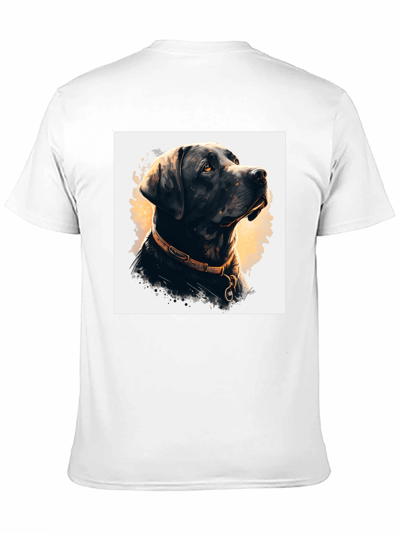 Black Dog Portrait Graphic Tee