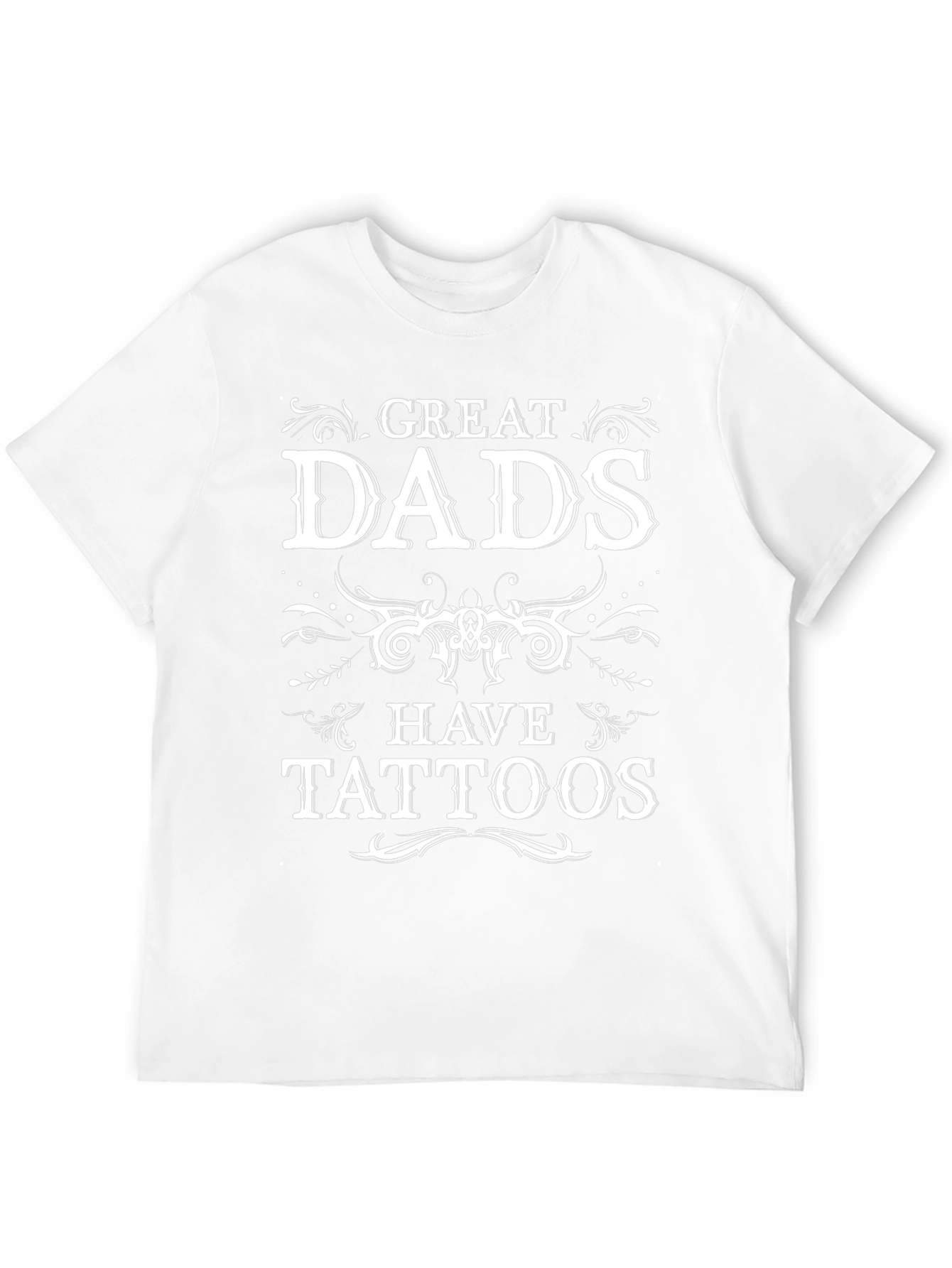 Great Dads Have Tattoos Black T-Shirt
