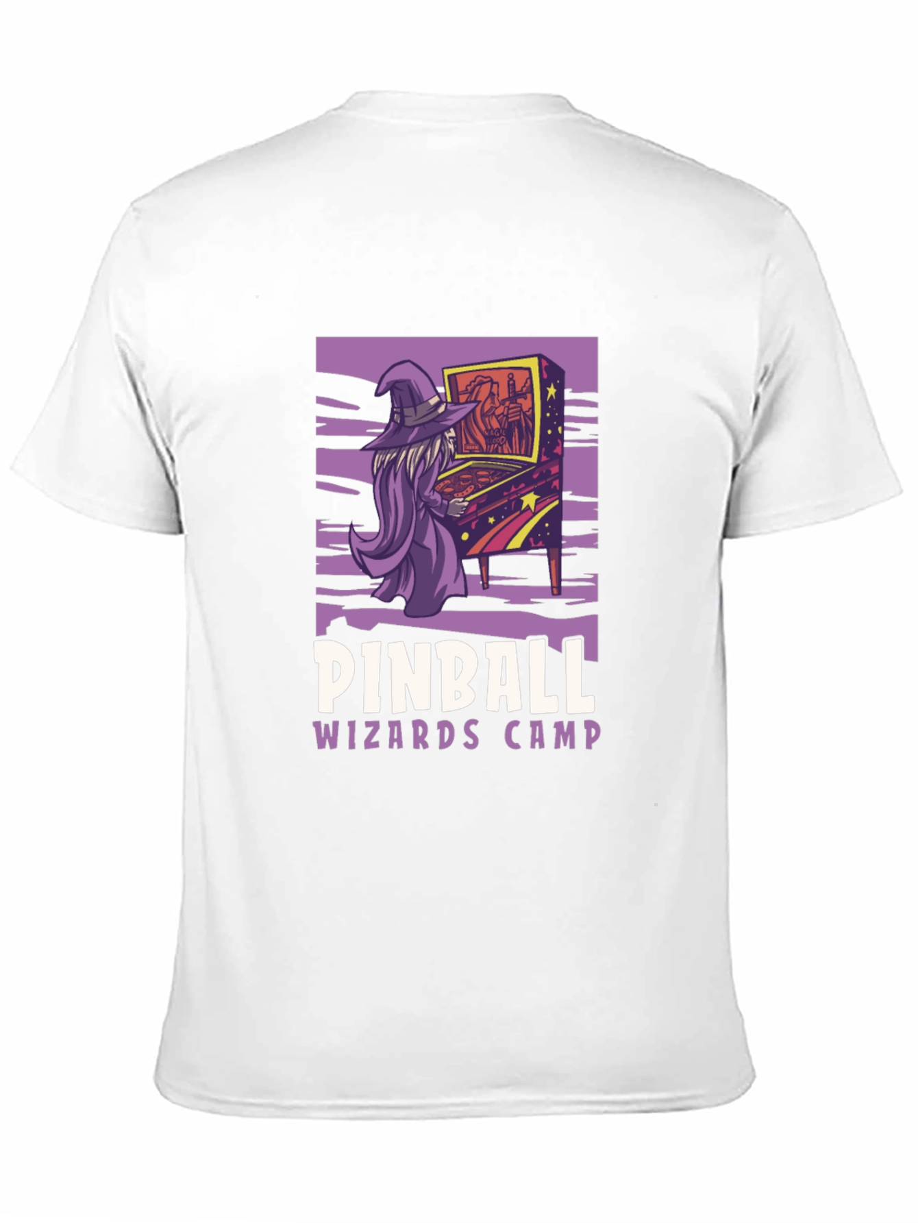 Pinball Wizard Camp T-Shirt - Retro Gamer Style