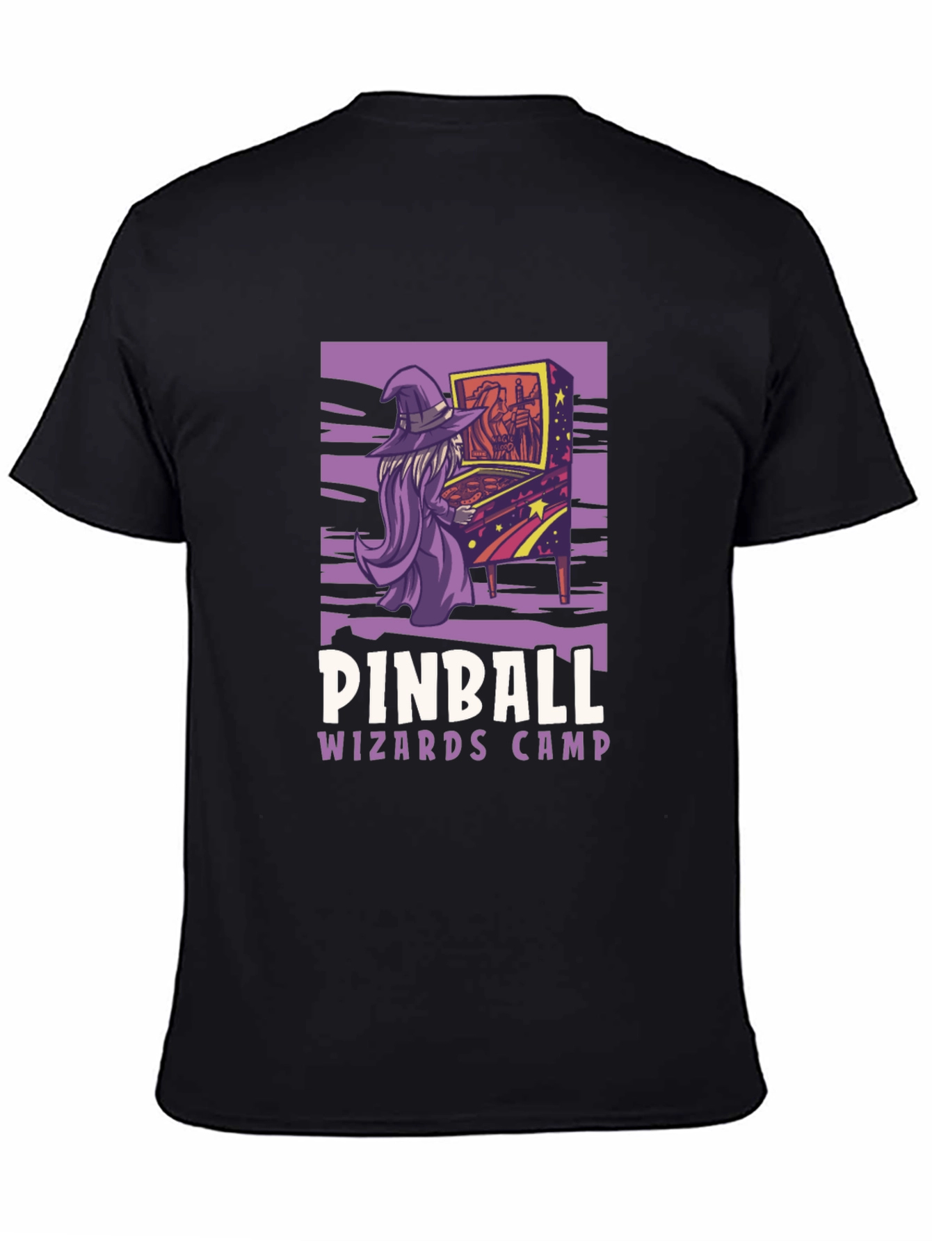 Pinball Wizard Camp T-Shirt - Retro Gamer Style