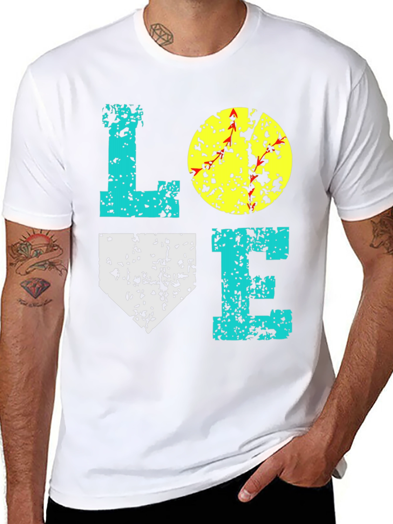 Love Softball Graphic Tee