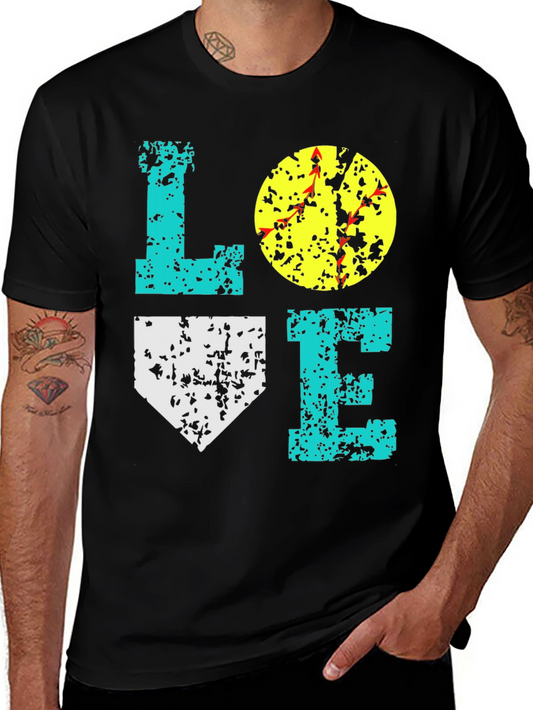 Love Softball Graphic Tee