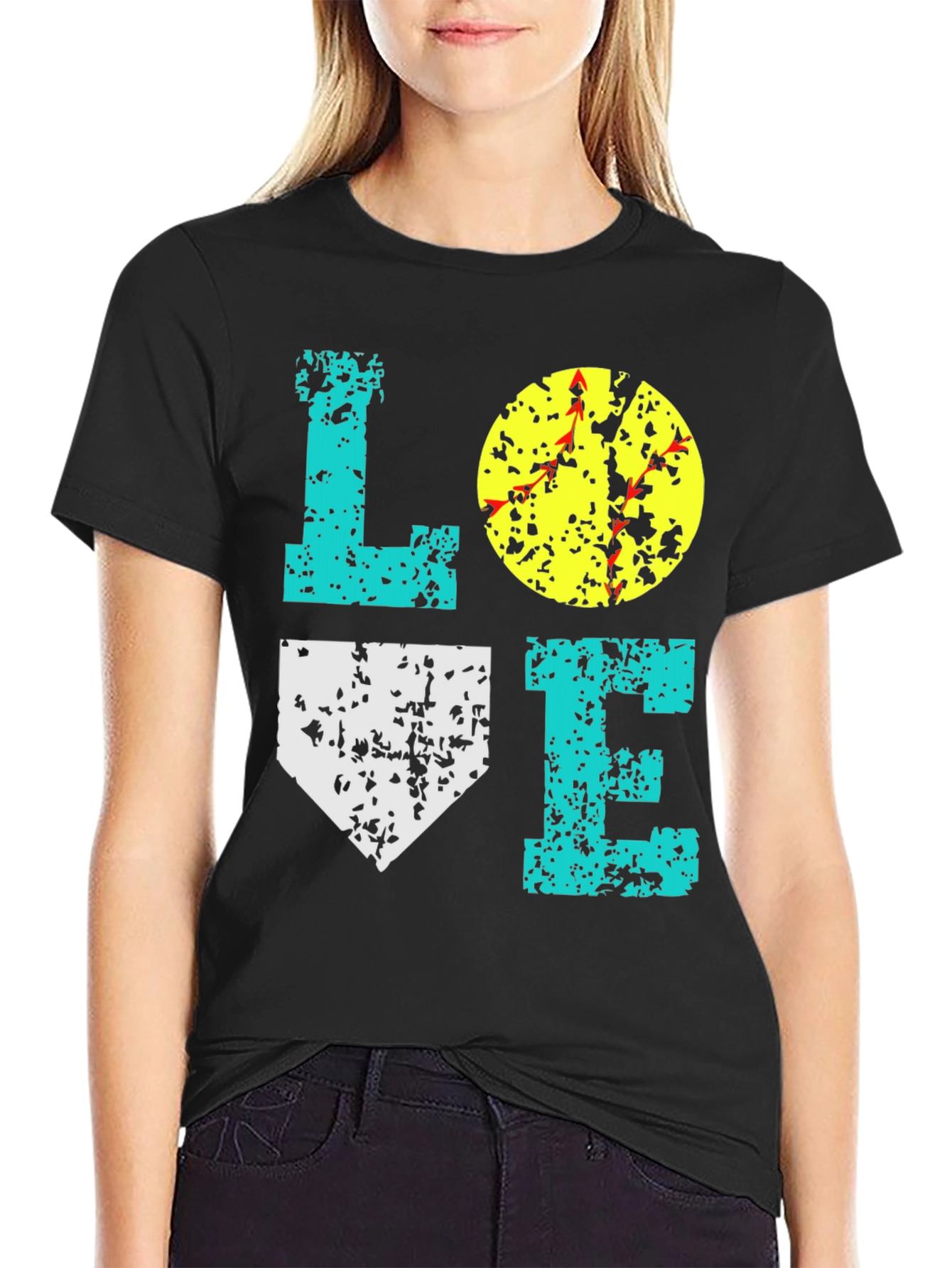 Love Softball Graphic Tee