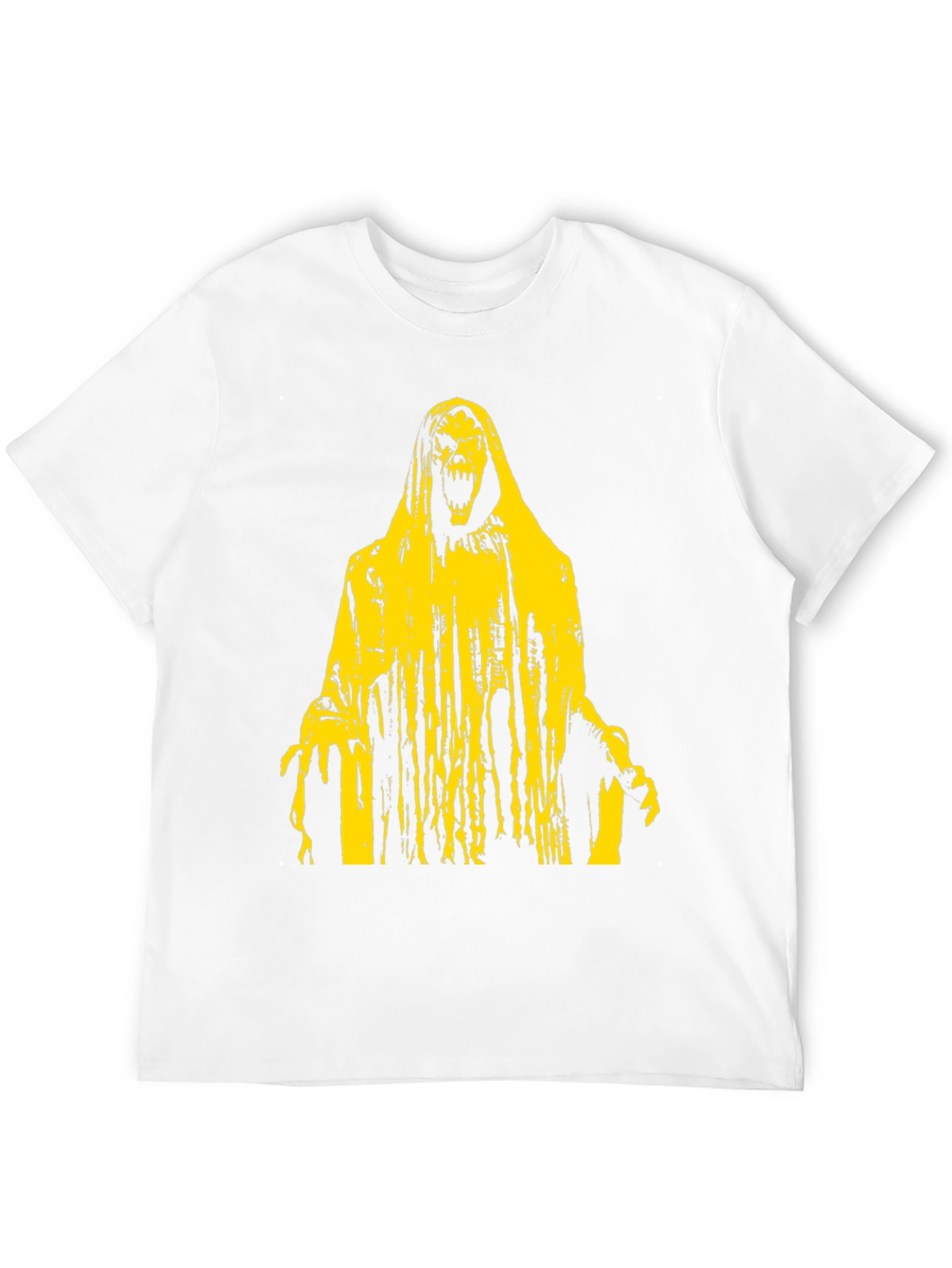 Grim Reaper Graphic Tee - Black Cotton T-Shirt