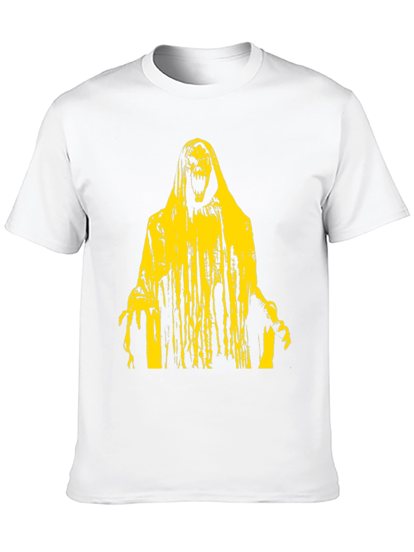 Grim Reaper Graphic Tee - Black Cotton T-Shirt
