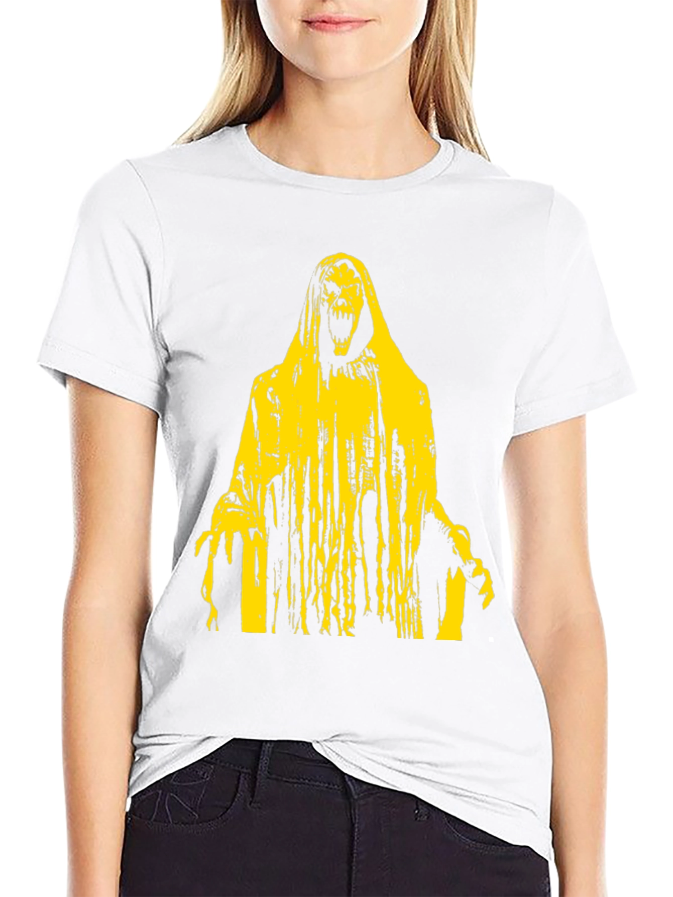 Grim Reaper Graphic Tee - Black Cotton T-Shirt